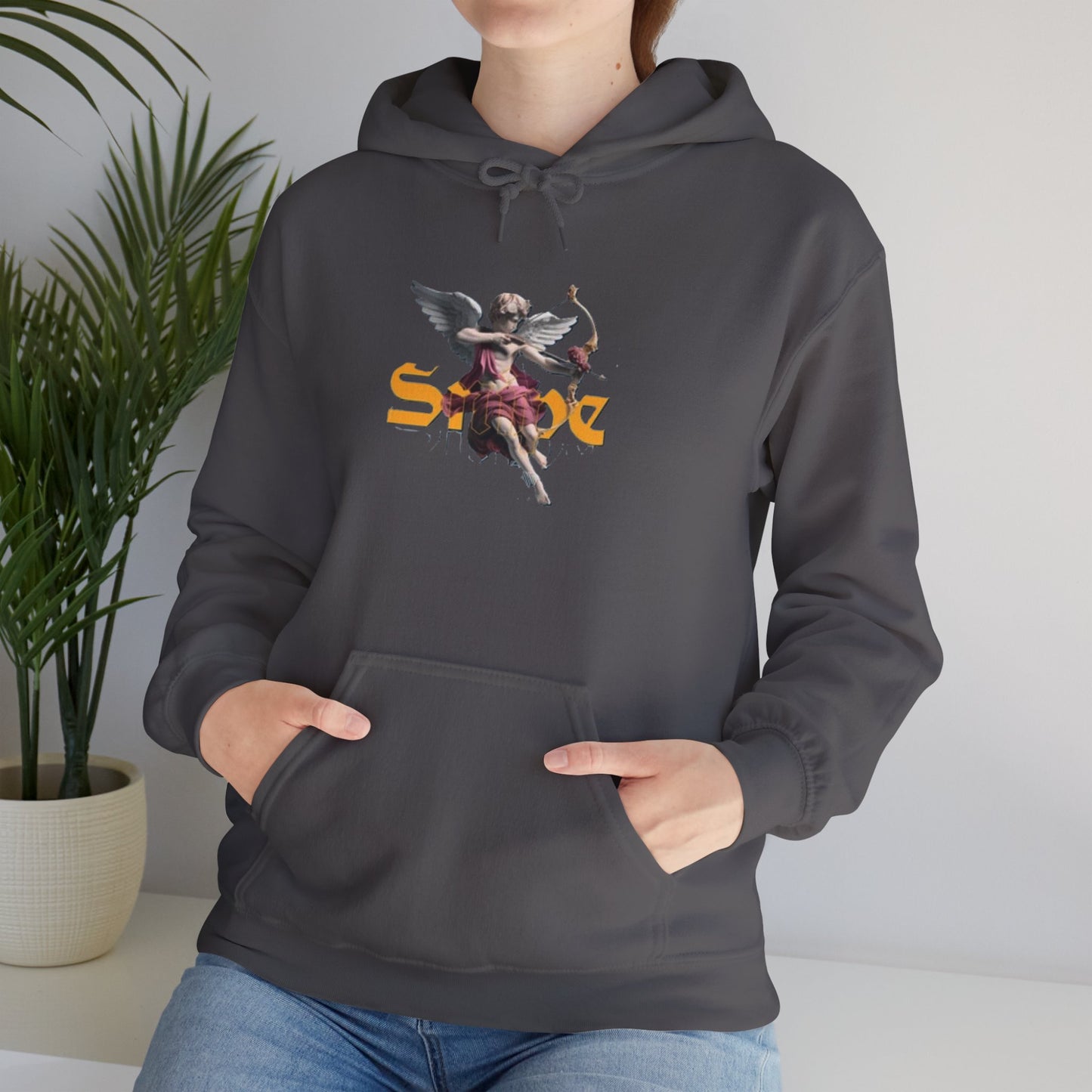 Chic Graphic Hoodie - Unisex Heavy Blend™ Sweatshirt, Casual Wear, Street Style, Gift for Him/Her, Comfortable Fashion, Trendy Apparel