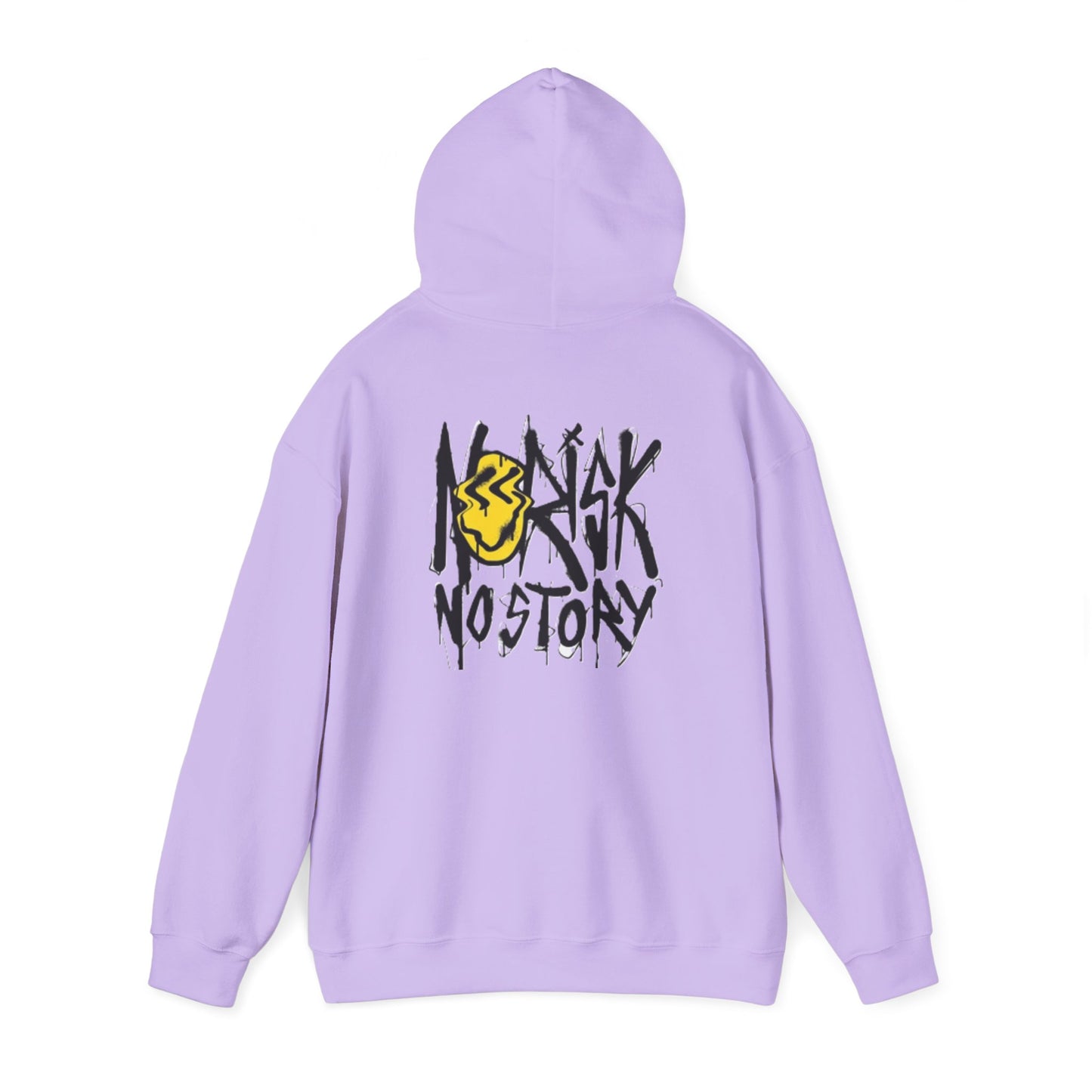 Unisex Heavy Blend Hooded Sweatshirt, Cozy Casual Wear, Trendy Street Style, Gift for Friends, Vibes & Vogue Design, Norisk No Story Hoodie