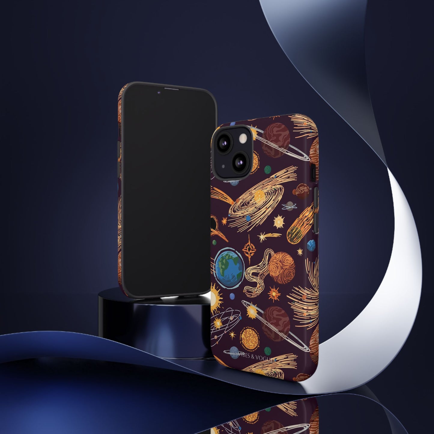 Space-Themed Phone Case - Cosmic Galaxy Design, Durable Protective Cover, Unique Gift, Celestial Lover's Accessory