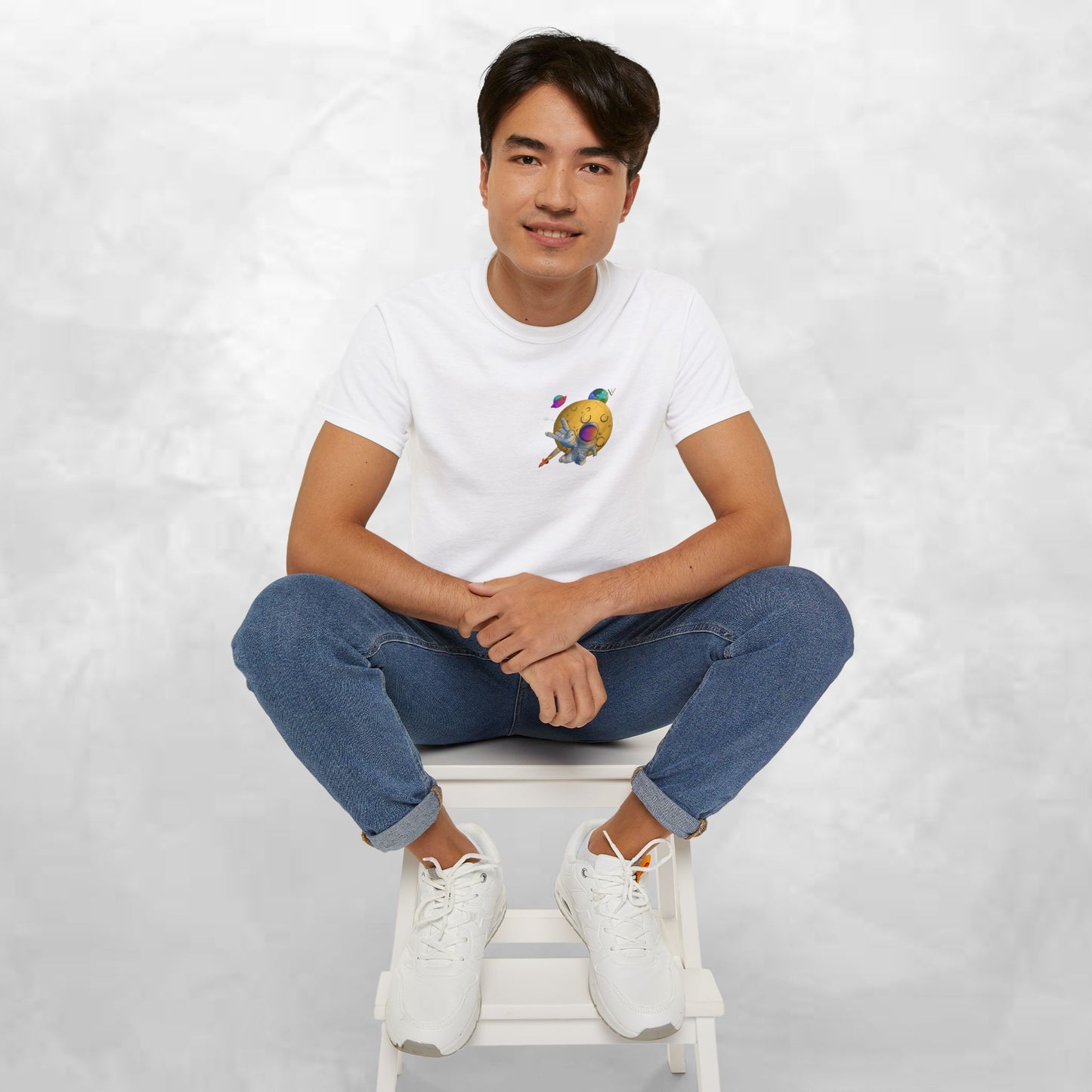 Funny Graphic Tee – "Happy Taco" Design for Food Lovers