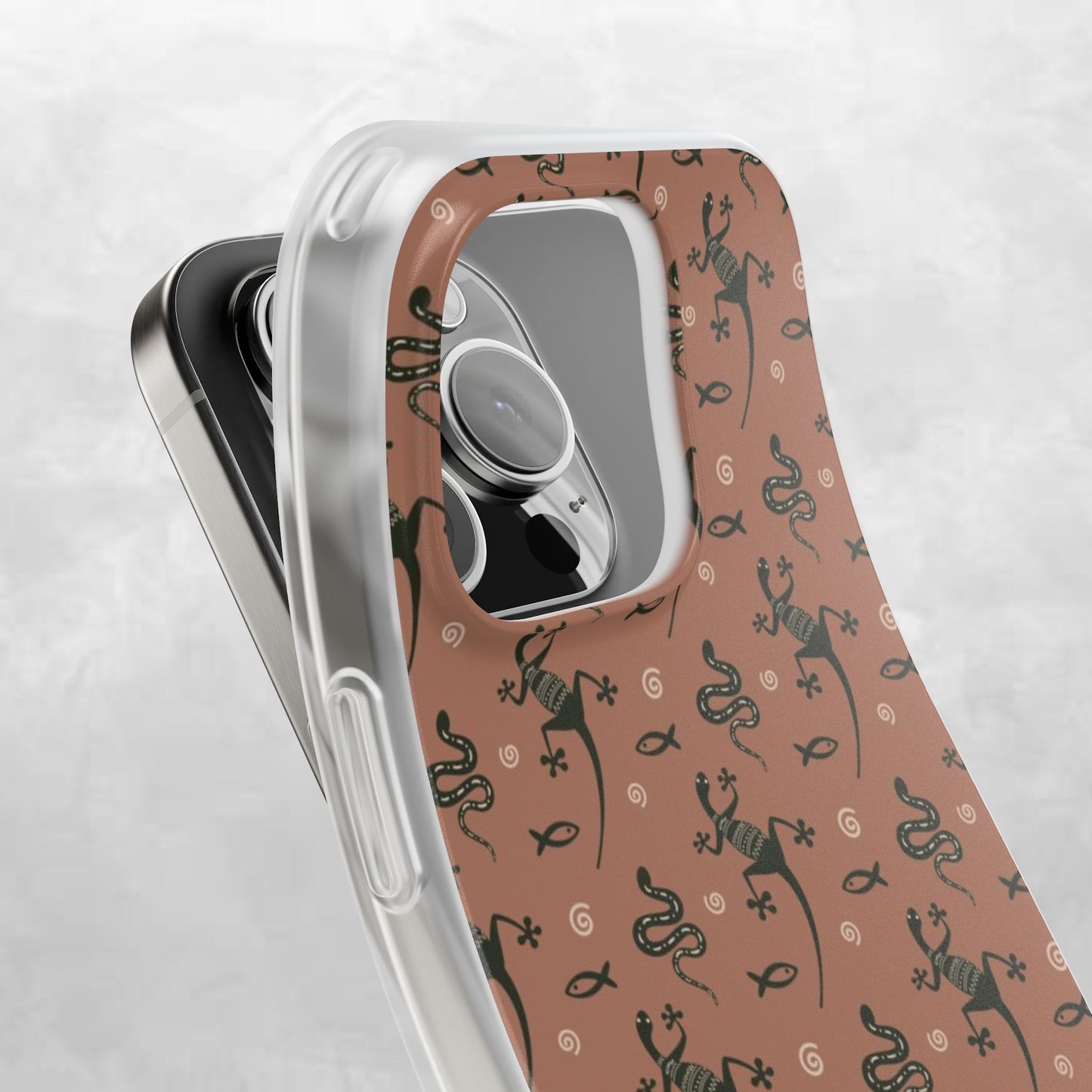 Whimsical Flexi Cases for Trendy Phone Protection, Stylish Accessories, Gift Idea for Animal Lovers, Eco-Friendly Design, Cute Lizard [...]