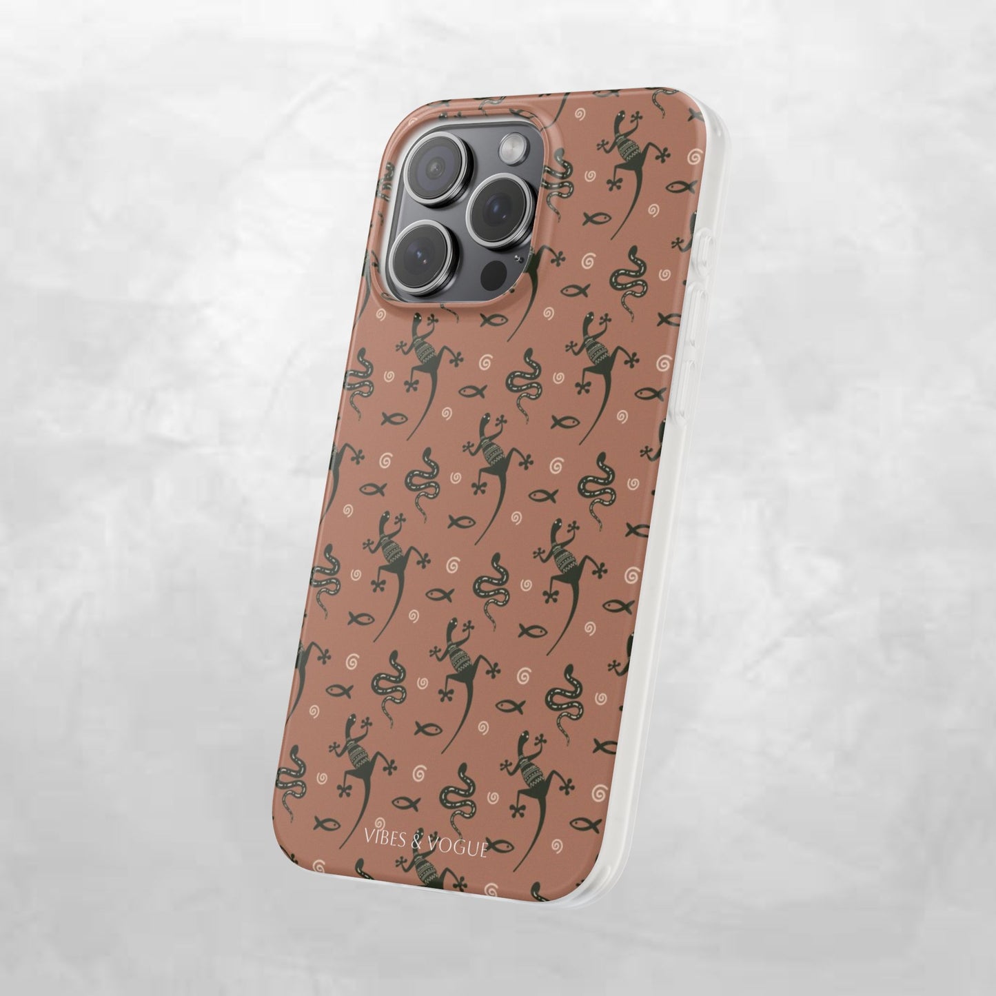 Whimsical Flexi Cases for Trendy Phone Protection, Stylish Accessories, Gift Idea for Animal Lovers, Eco-Friendly Design, Cute Lizard [...]