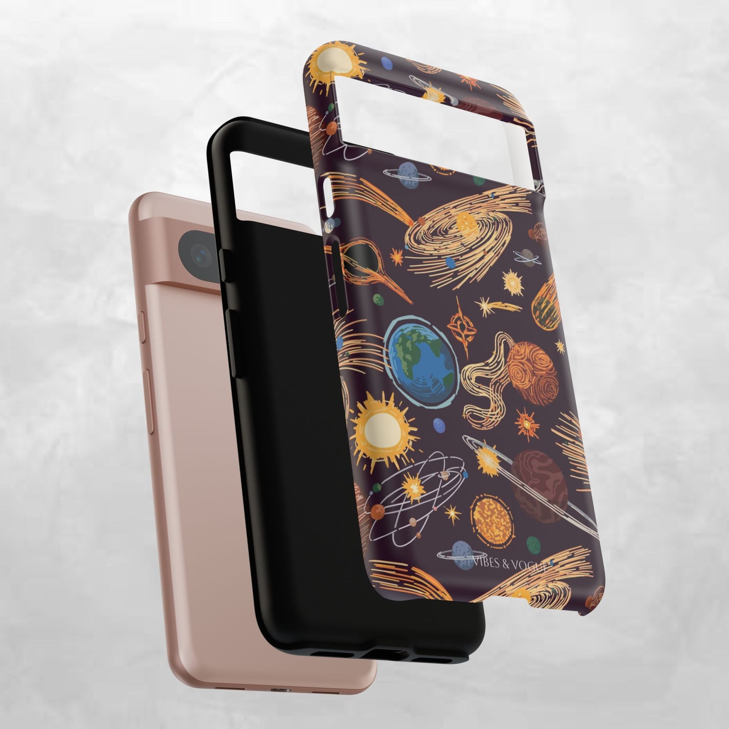 Space-Themed Phone Case - Cosmic Galaxy Design, Durable Protective Cover, Unique Gift, Celestial Lover's Accessory