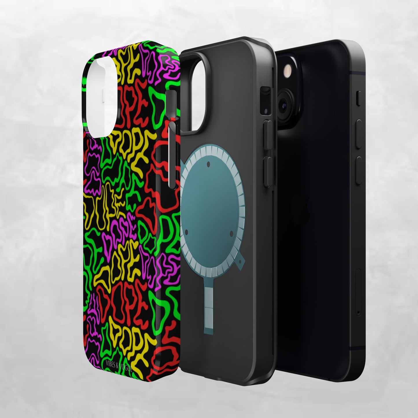 Colorful Magnetic Phone Cases, Funky Case for Teens, Cool Phone Accessories, Unique Gift for Friends, Vibrant Tough Cases, Phone Protection