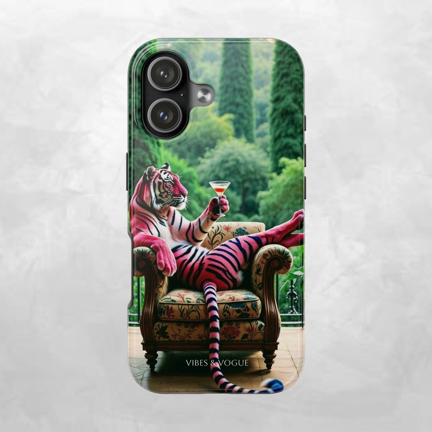 Relaxed Tiger Phone Case | Tough Case for Animal Lovers, Unique Gift for Friends, Stylish Tech Accessories, Fun Phone Cover, Vibrant Design