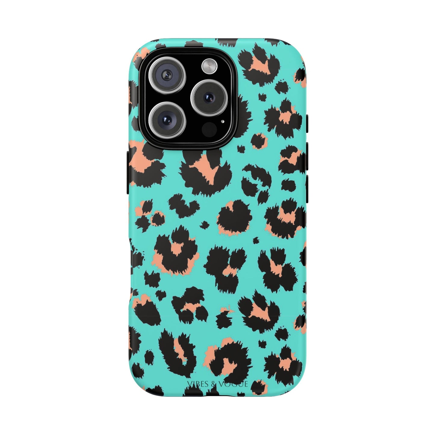 Leopard Print Phone Case, Tough Phone Case, Wild Style Accessory, Animal Print Cover, Stylish Phone Protection