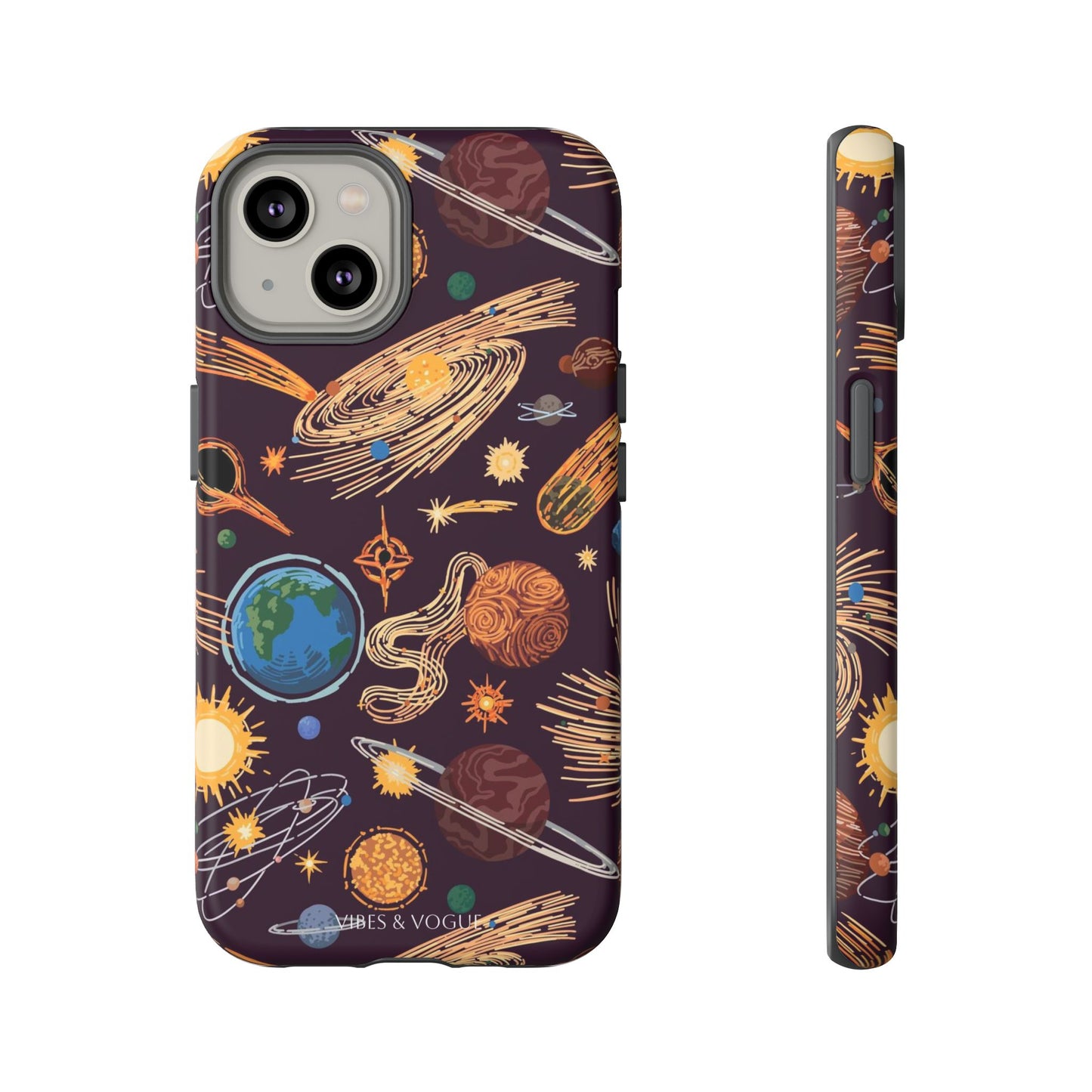 Space-Themed Phone Case - Cosmic Galaxy Design, Durable Protective Cover, Unique Gift, Celestial Lover's Accessory