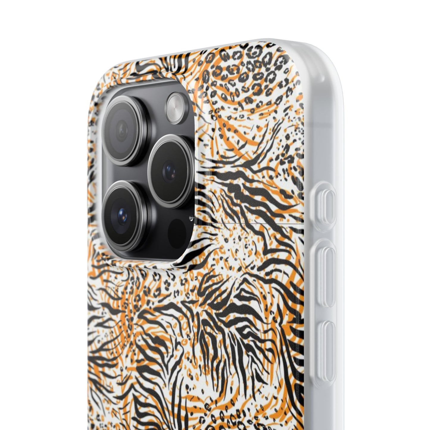 Wild Animal Print Flexi Case for iPhone - Fierce & Trendy Design