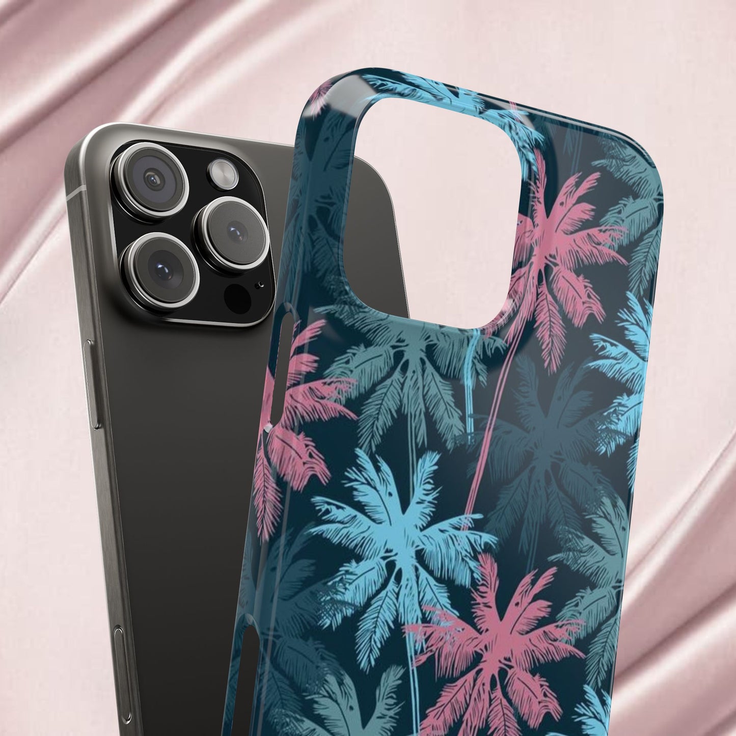 Tropical Vibes Slim Phone Case - Summer Botanical Design