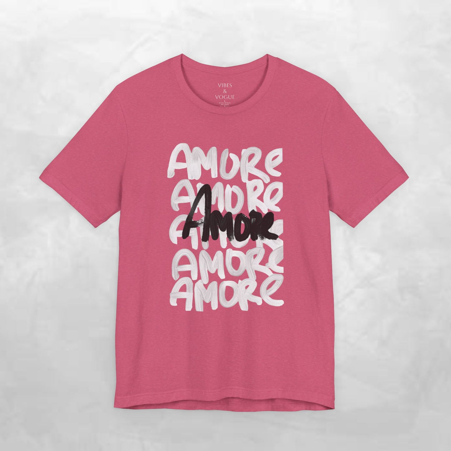 Vibes & Vogue Unisex Short Sleeve Tee - Trendy Graphic Tee for Fashion Lovers