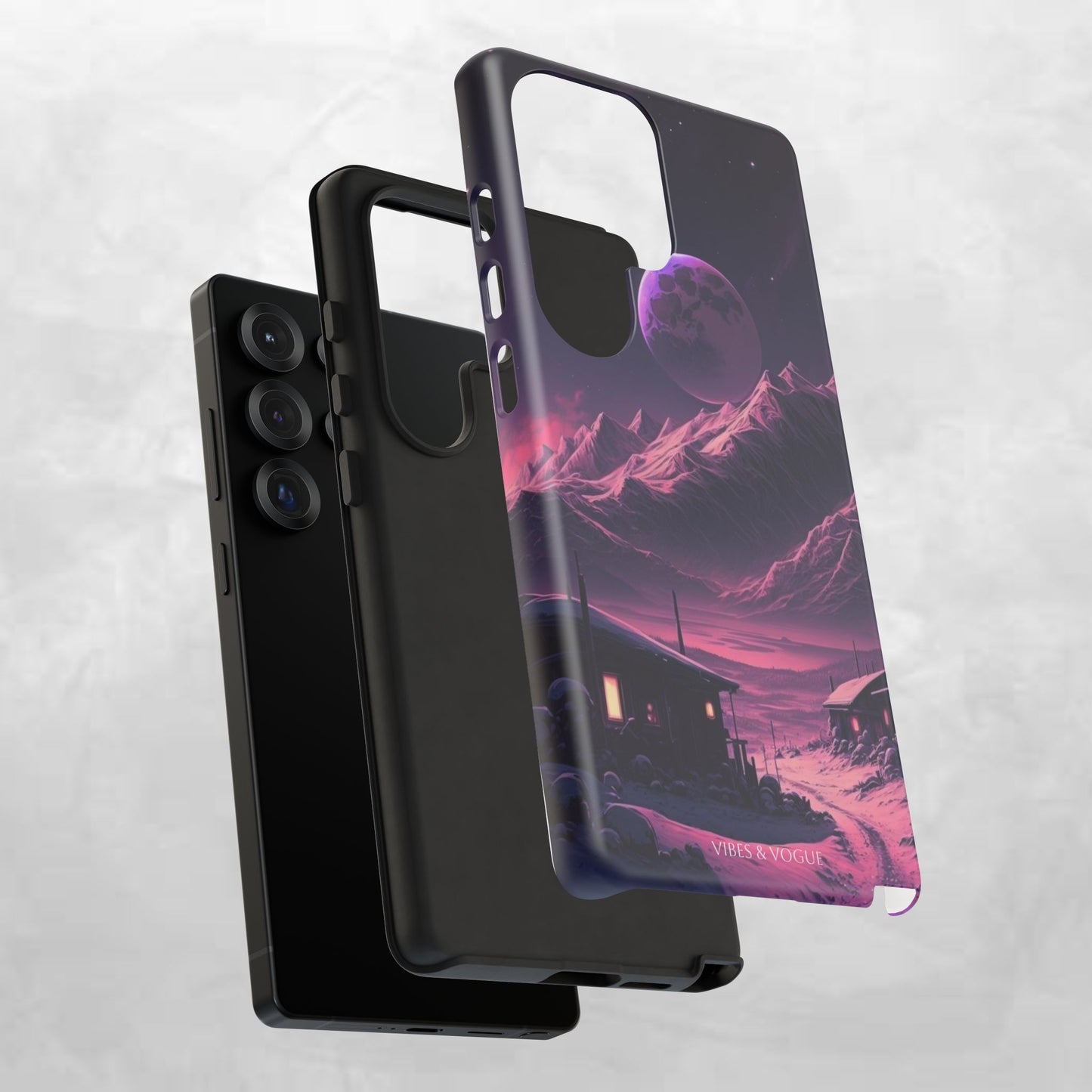 Futuristic Phone Case, Galaxy Aesthetic, Cosmic Art, Stylish Protection, Gifts for Tech Lovers