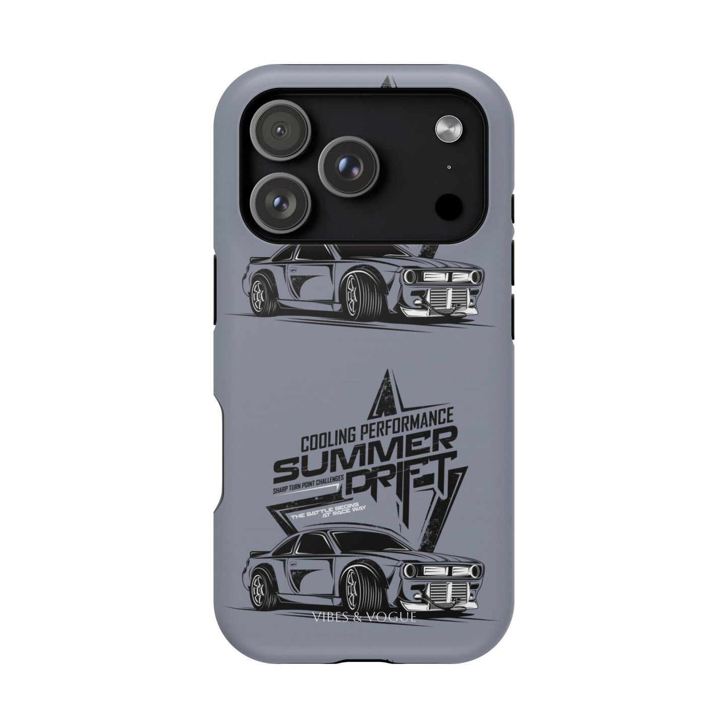 Summer Drift Racing Impact-Resistant Phone Case