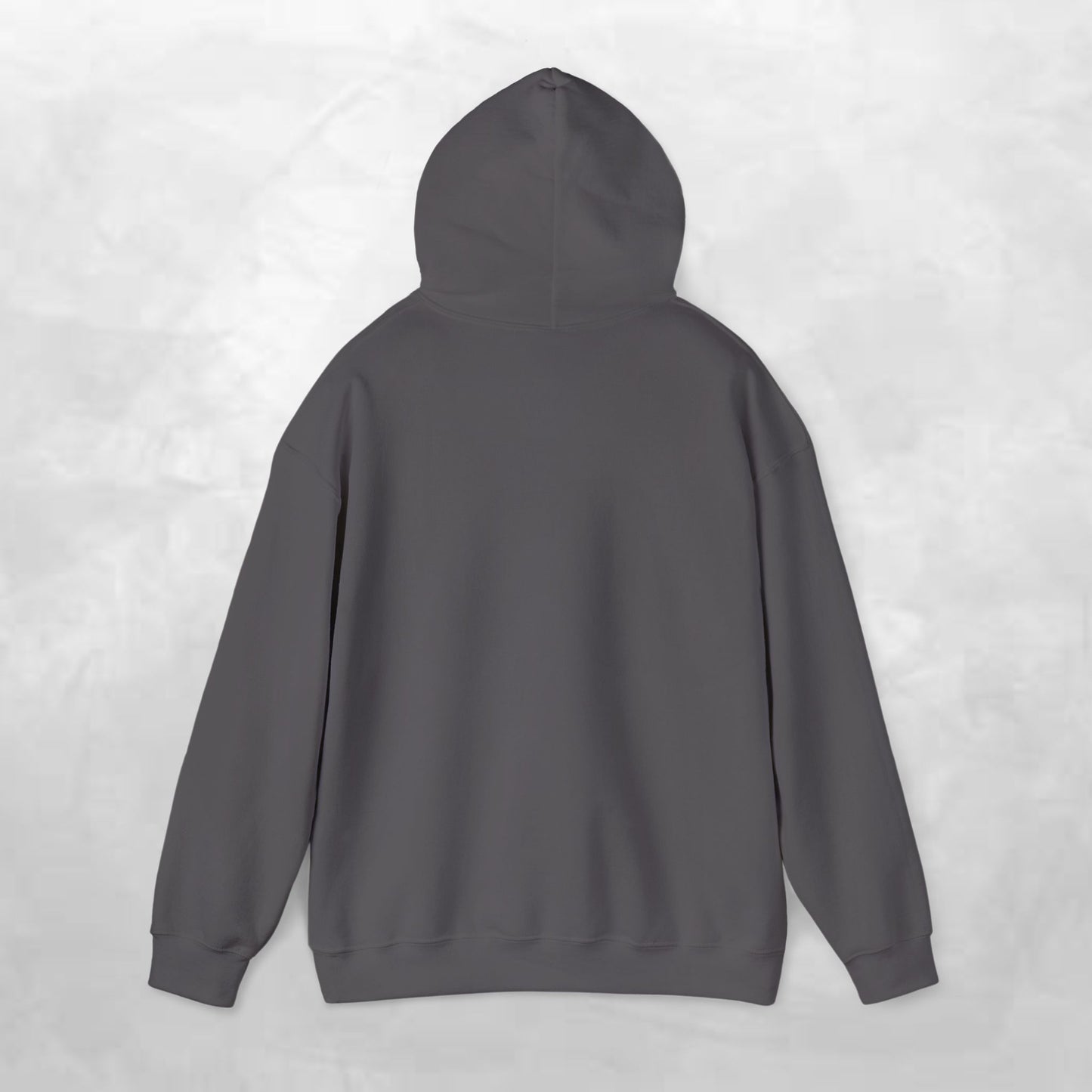 Observe Hoodie — Minimalist Glitch Text Black Pullover