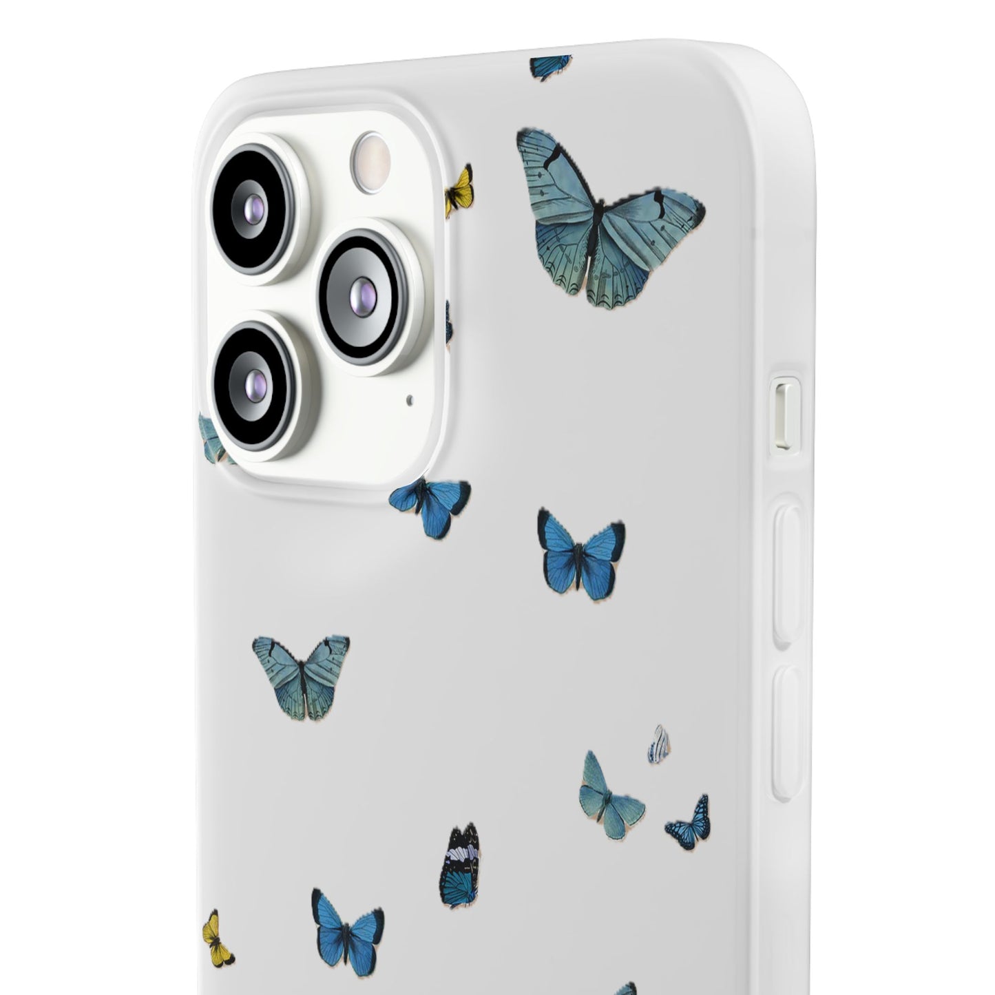 Butterfly Vibes Phone Case, Flexible Phone Cover, Elegant Phone Accessory, Gift for Nature Lovers, Spring Decor, Eco-Friendly Case