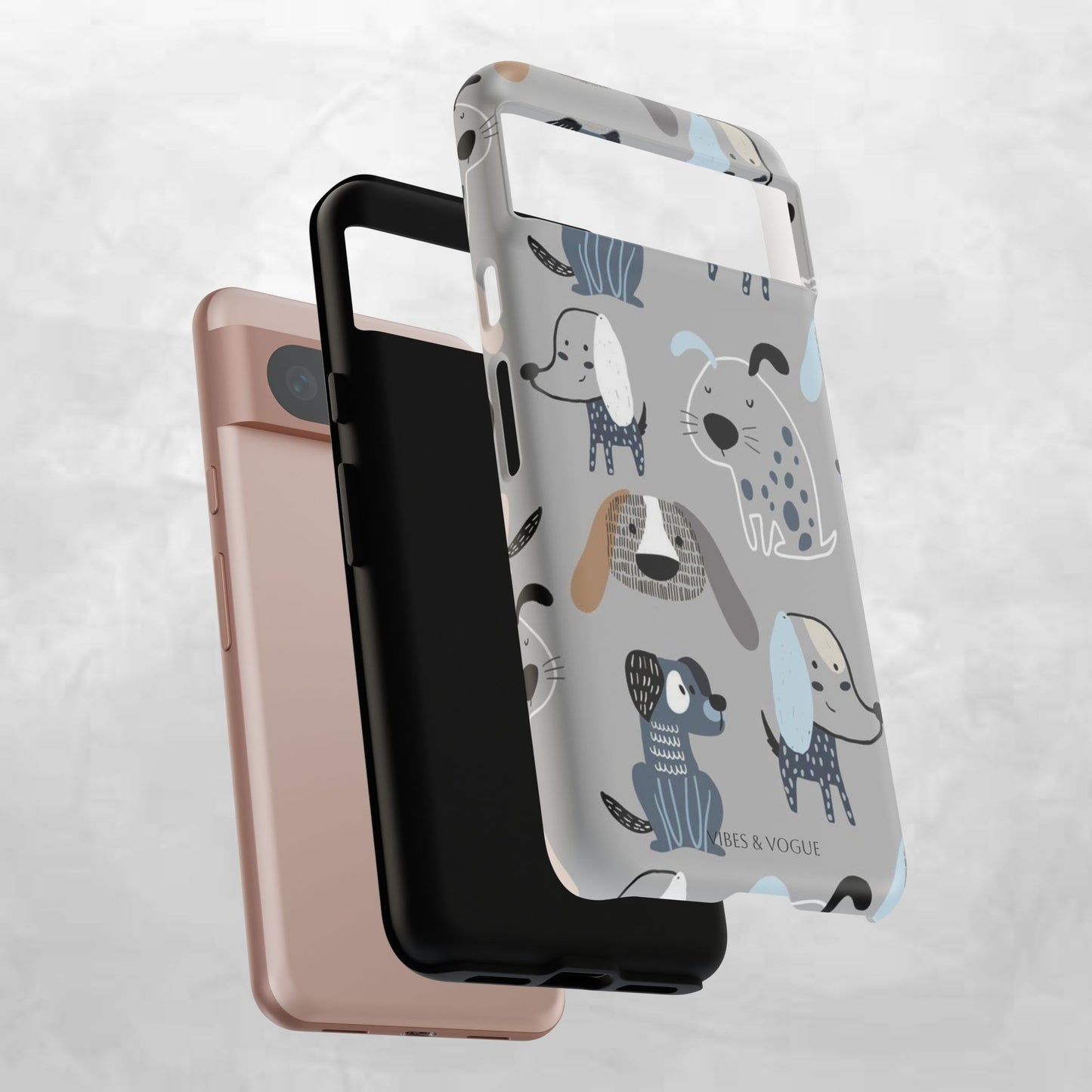 Dog Lover Phone Case, Cute Animal Design, Tough Cases for Pet Owners, Puppy Gifts, Birthday, Dog Lover Merchandise