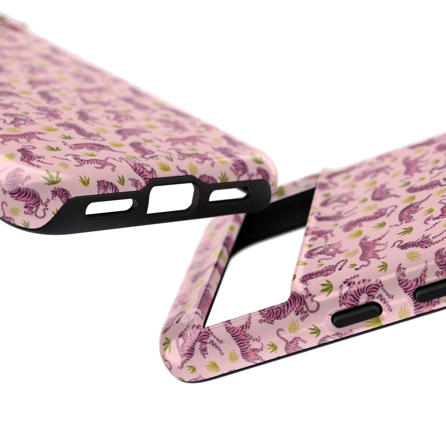 Pink Tiger Pattern Phone Case - Tough Cases