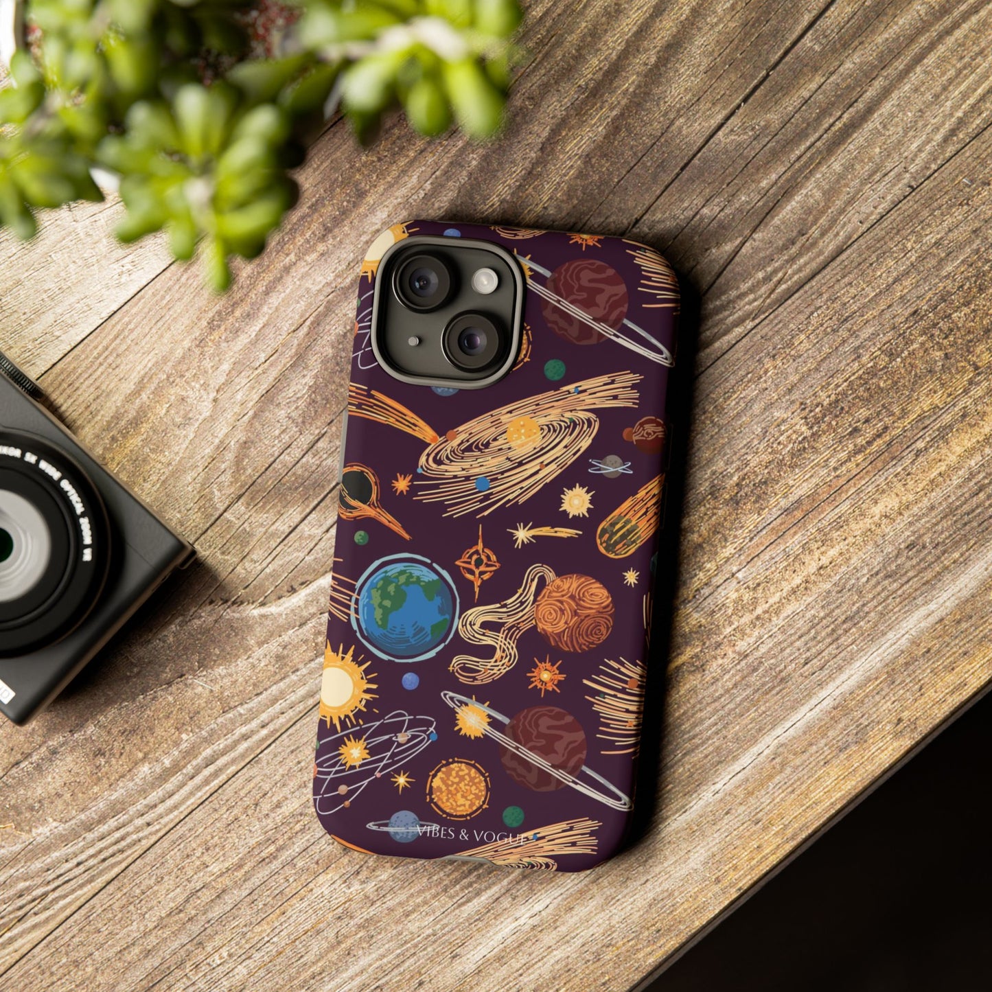 Space-Themed Phone Case - Cosmic Galaxy Design, Durable Protective Cover, Unique Gift, Celestial Lover's Accessory