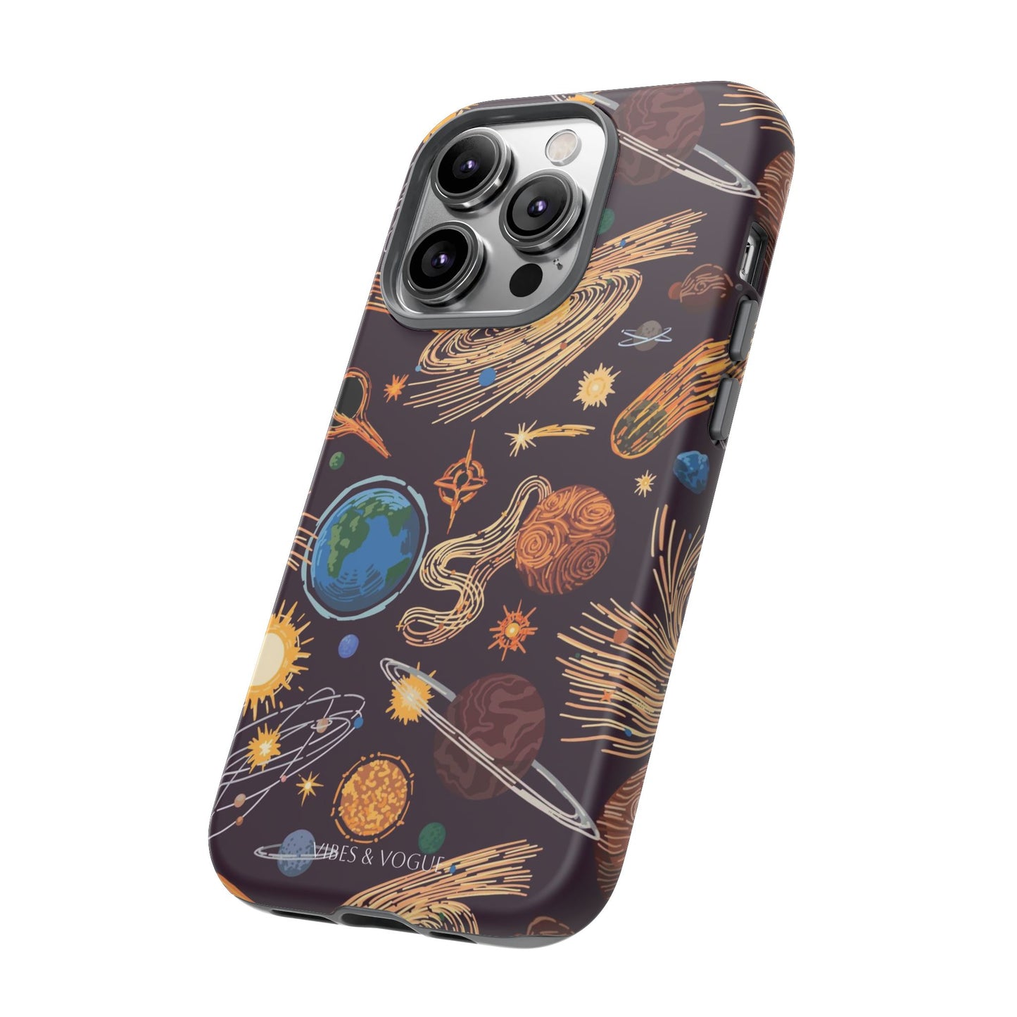 Space-Themed Phone Case - Cosmic Galaxy Design, Durable Protective Cover, Unique Gift, Celestial Lover's Accessory