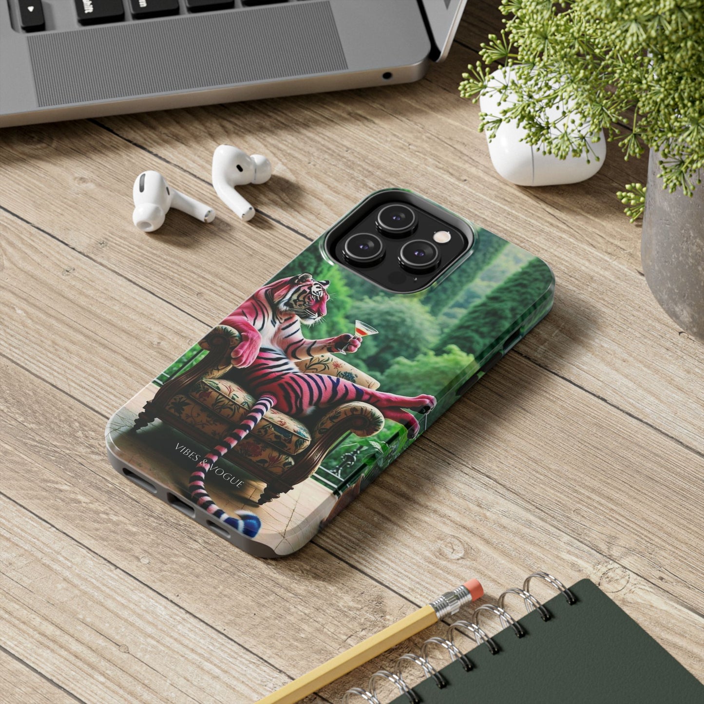 Relaxed Tiger Phone Case | Tough Case for Animal Lovers, Unique Gift for Friends, Stylish Tech Accessories, Fun Phone Cover, Vibrant Design