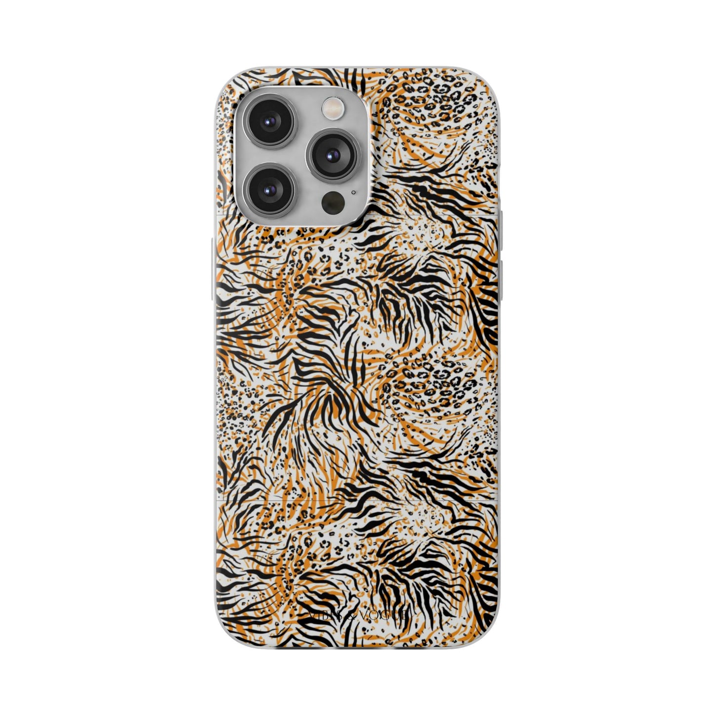 Wild Animal Print Flexi Case for iPhone - Fierce & Trendy Design