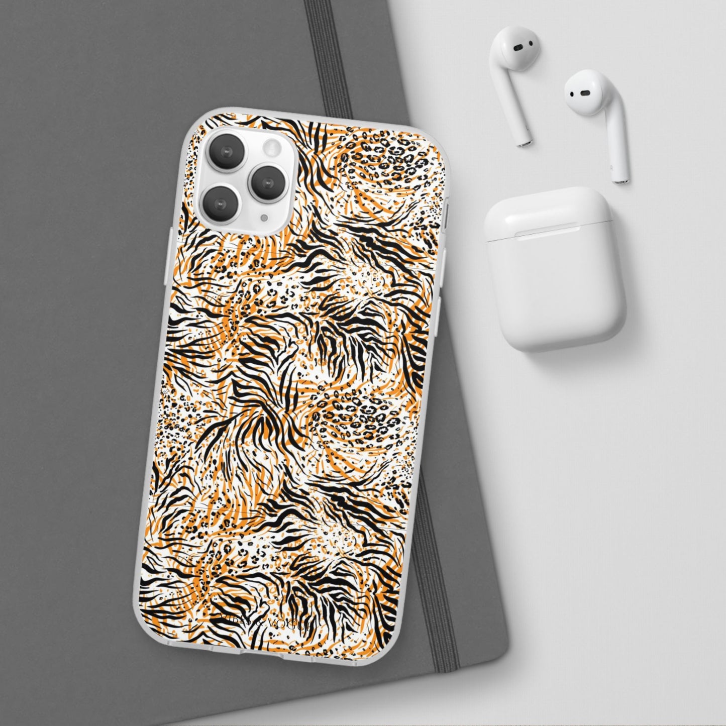 Wild Animal Print Flexi Case for iPhone - Fierce & Trendy Design