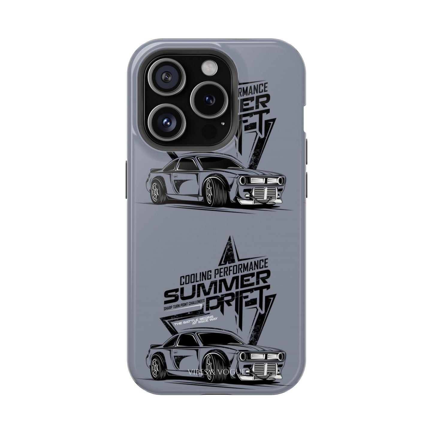 Summer Drift Racing Impact-Resistant Phone Case