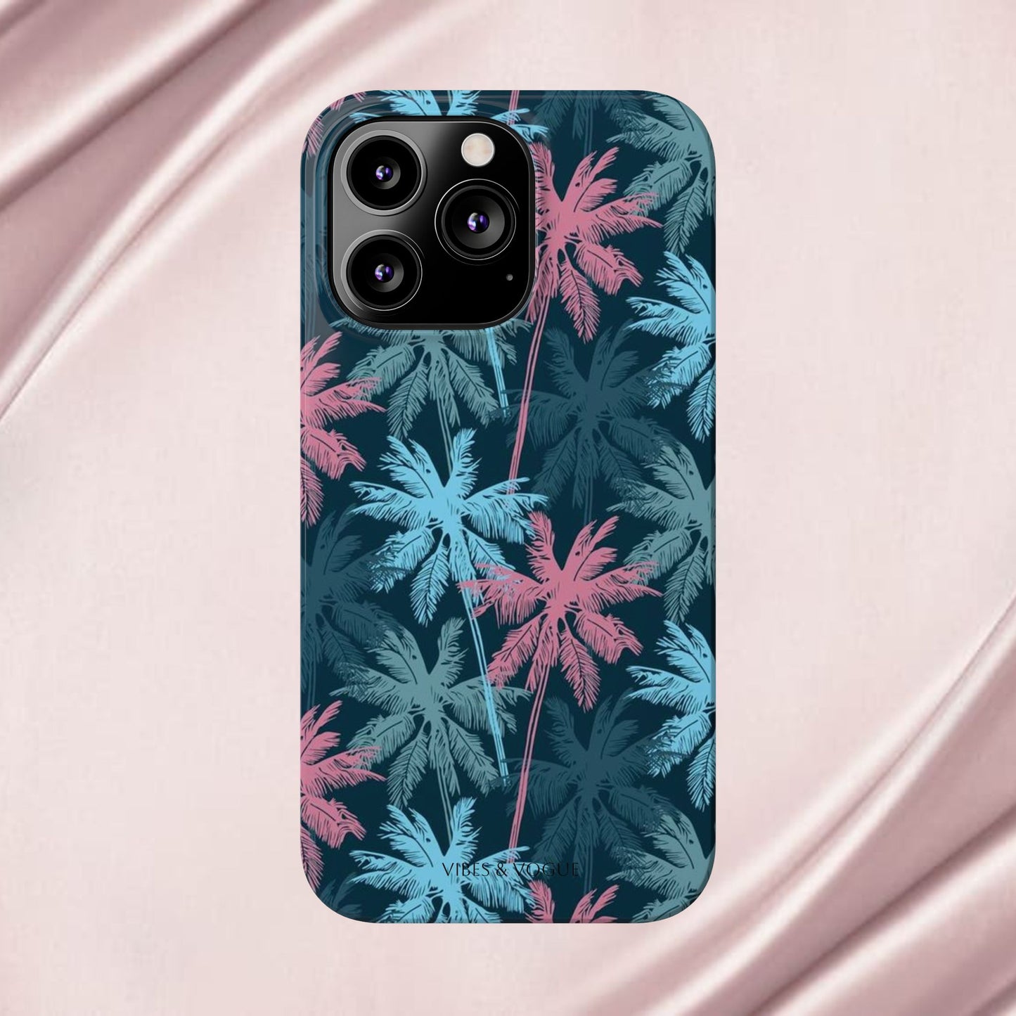 Tropical Vibes Slim Phone Case - Summer Botanical Design