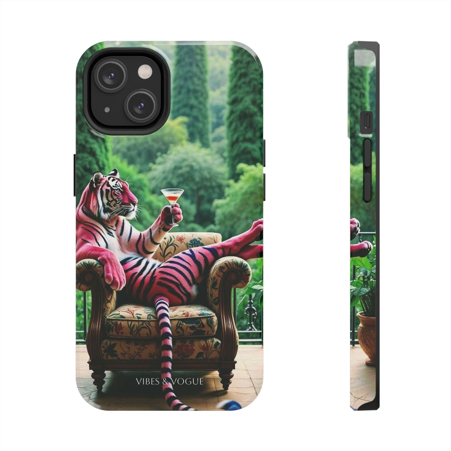 Relaxed Tiger Phone Case | Tough Case for Animal Lovers, Unique Gift for Friends, Stylish Tech Accessories, Fun Phone Cover, Vibrant Design