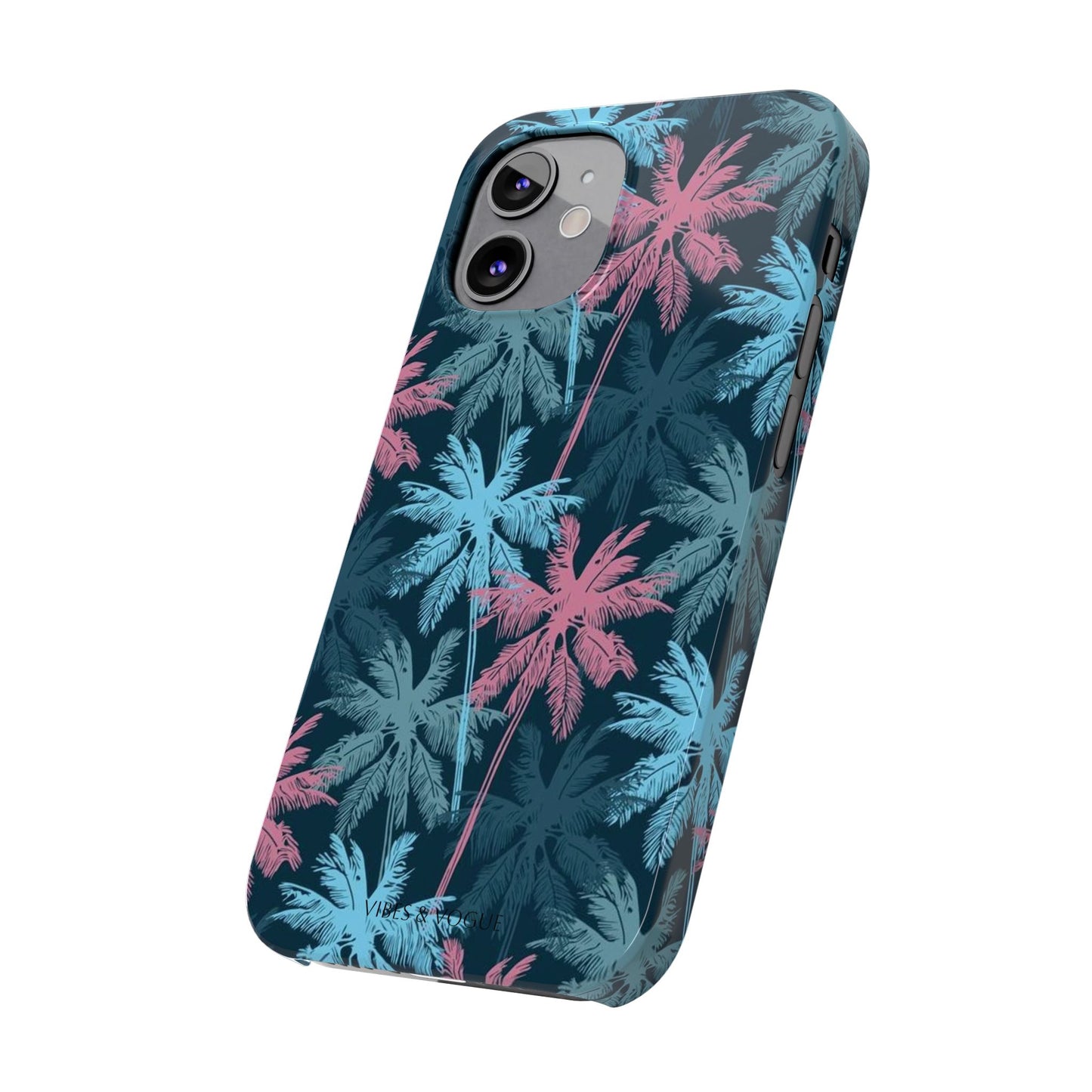 Tropical Vibes Slim Phone Case - Summer Botanical Design