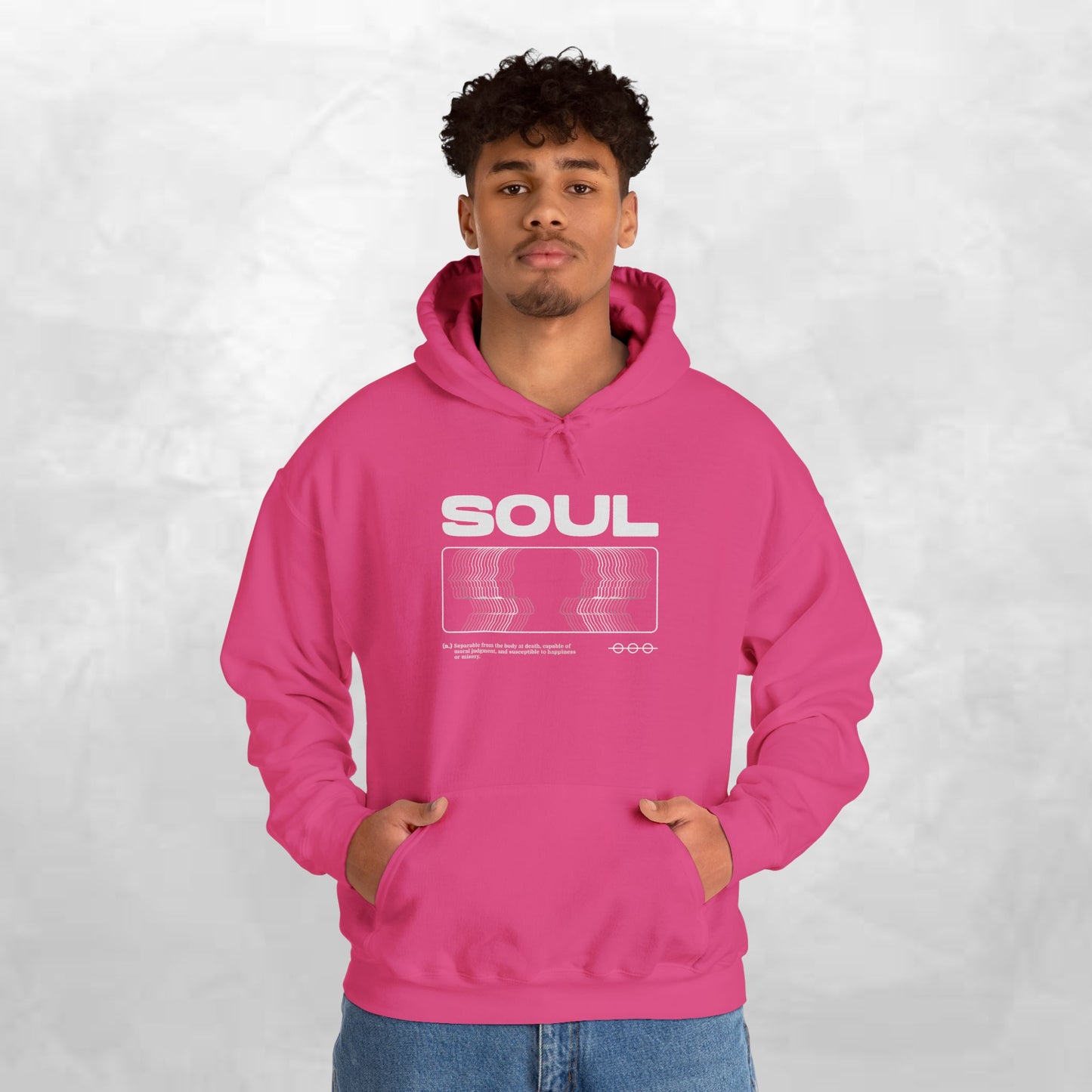 Soul Graphic Hoodie — Retro VHS Silhouette Streetwear