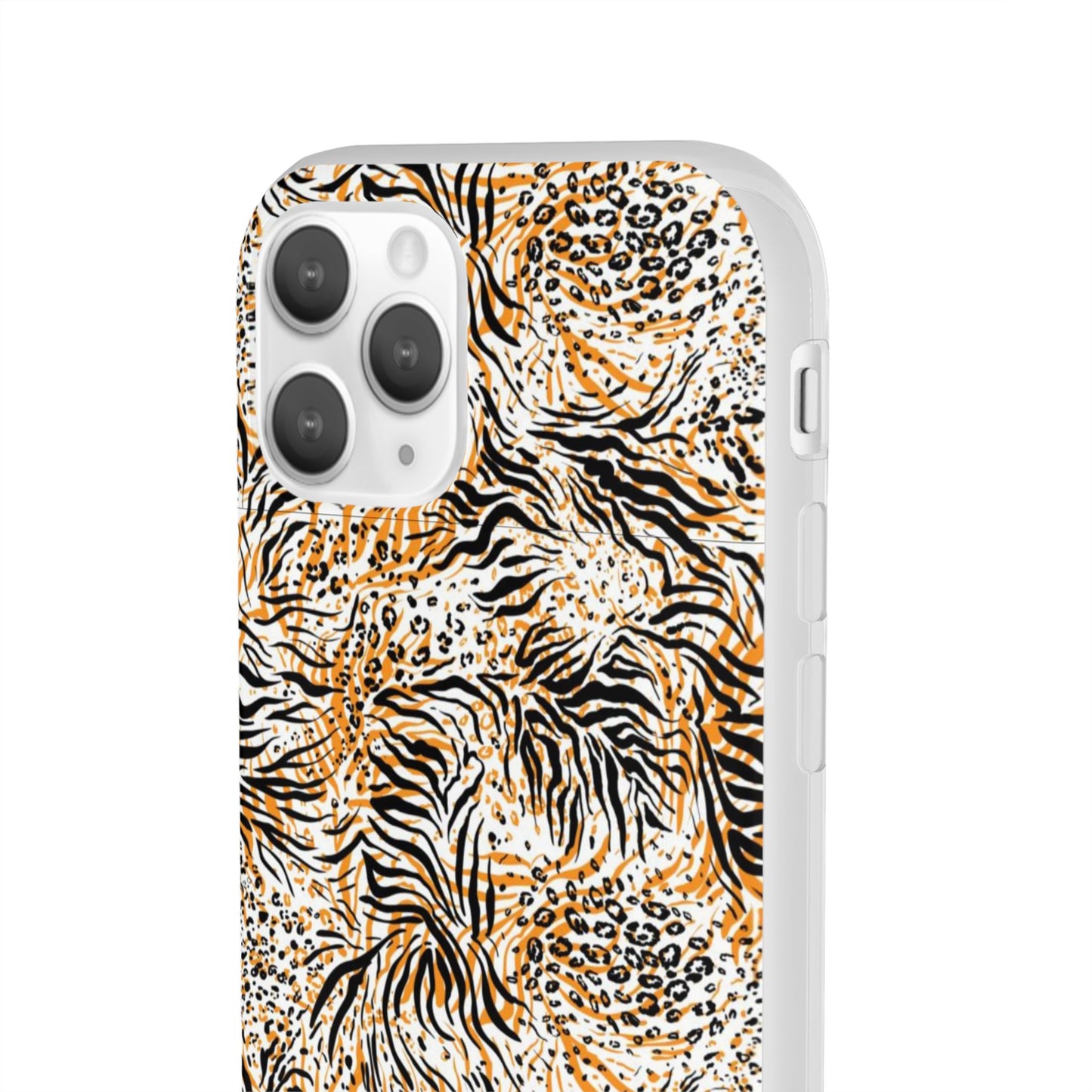 Wild Animal Print Flexi Case for iPhone - Fierce & Trendy Design