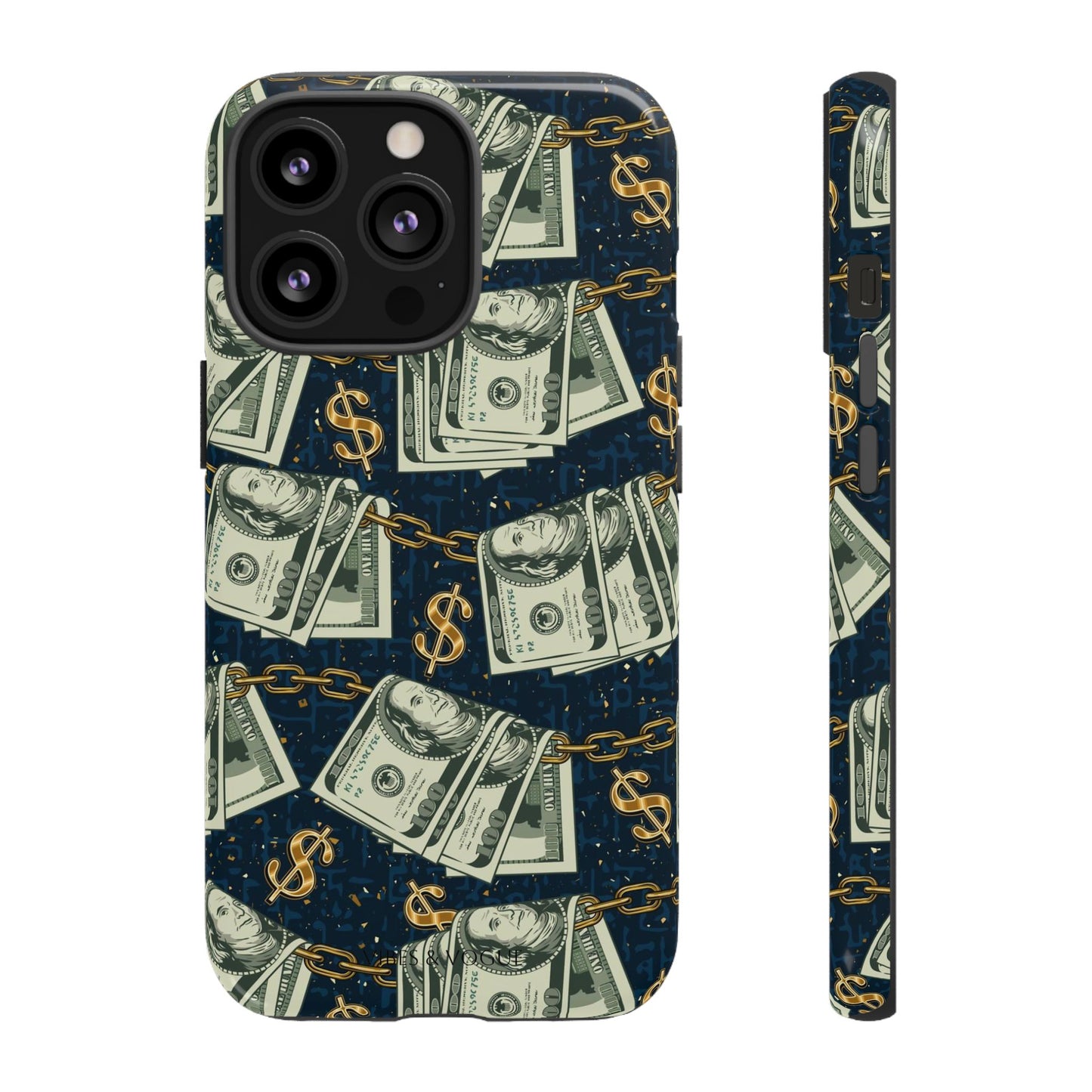 Money Motivation Phone Case, Tough Cases for iPhone, Money Design Phone Accessory, Trendy Tech Gifts, Unique Phone Cover
