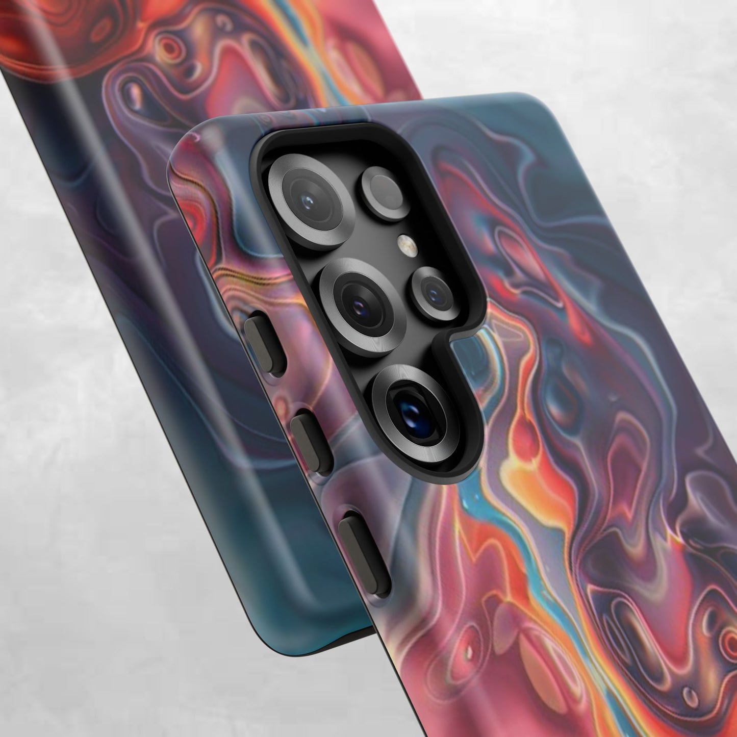 Colorful Phone Case, Abstract Print Cover, Tough Cases for Protection, Gift for Her, Modern Design, Trendy Mobile Accessory