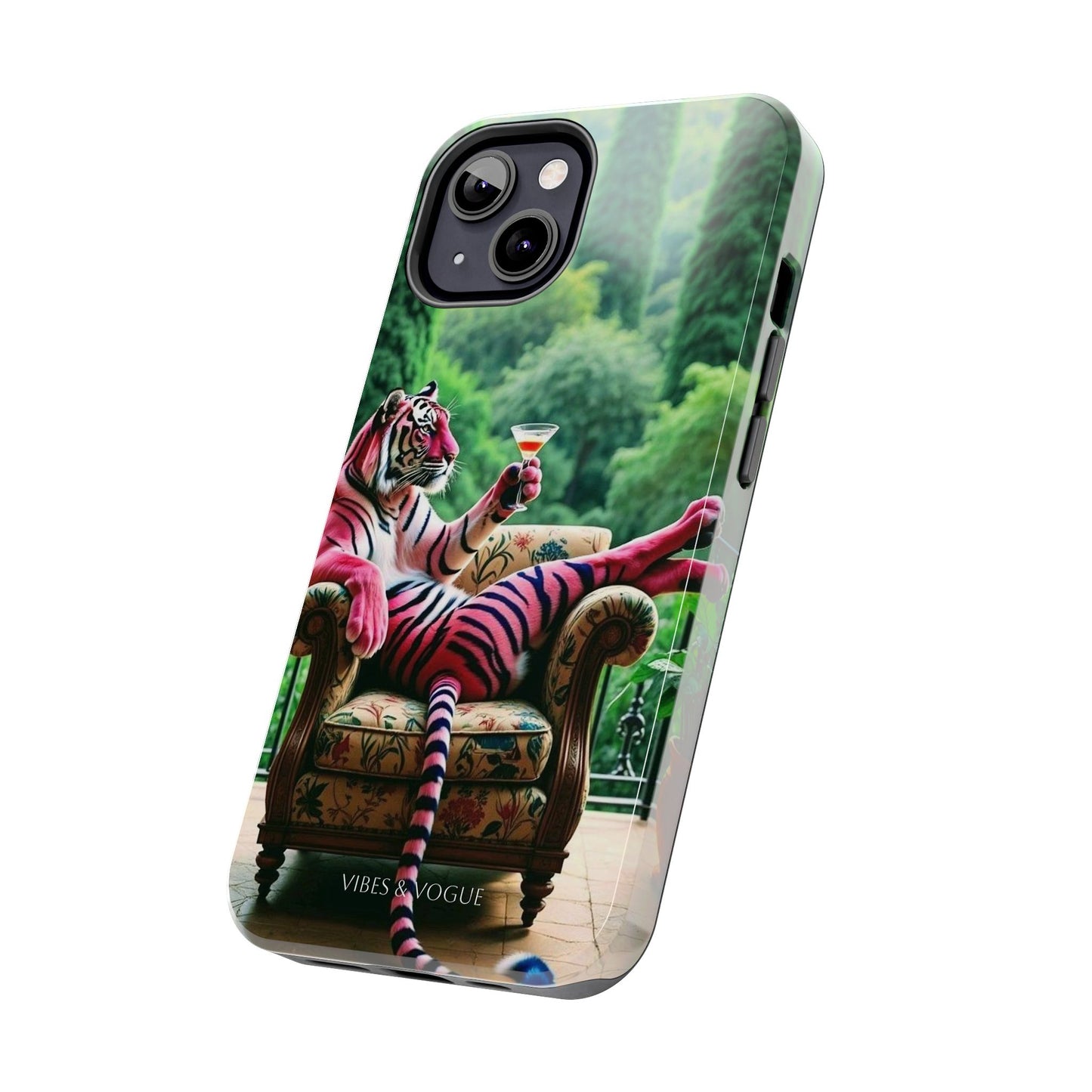 Relaxed Tiger Phone Case | Tough Case for Animal Lovers, Unique Gift for Friends, Stylish Tech Accessories, Fun Phone Cover, Vibrant Design