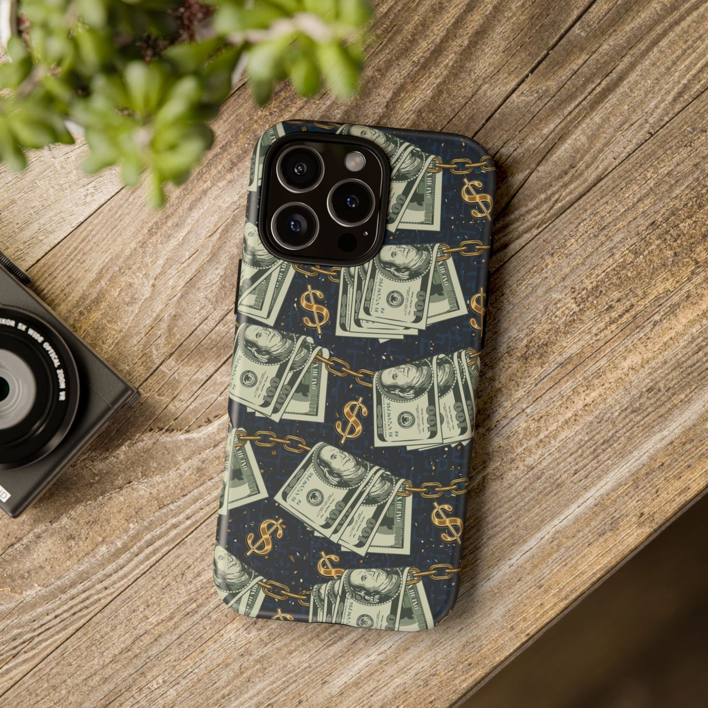 Money Motivation Phone Case, Tough Cases for iPhone, Money Design Phone Accessory, Trendy Tech Gifts, Unique Phone Cover
