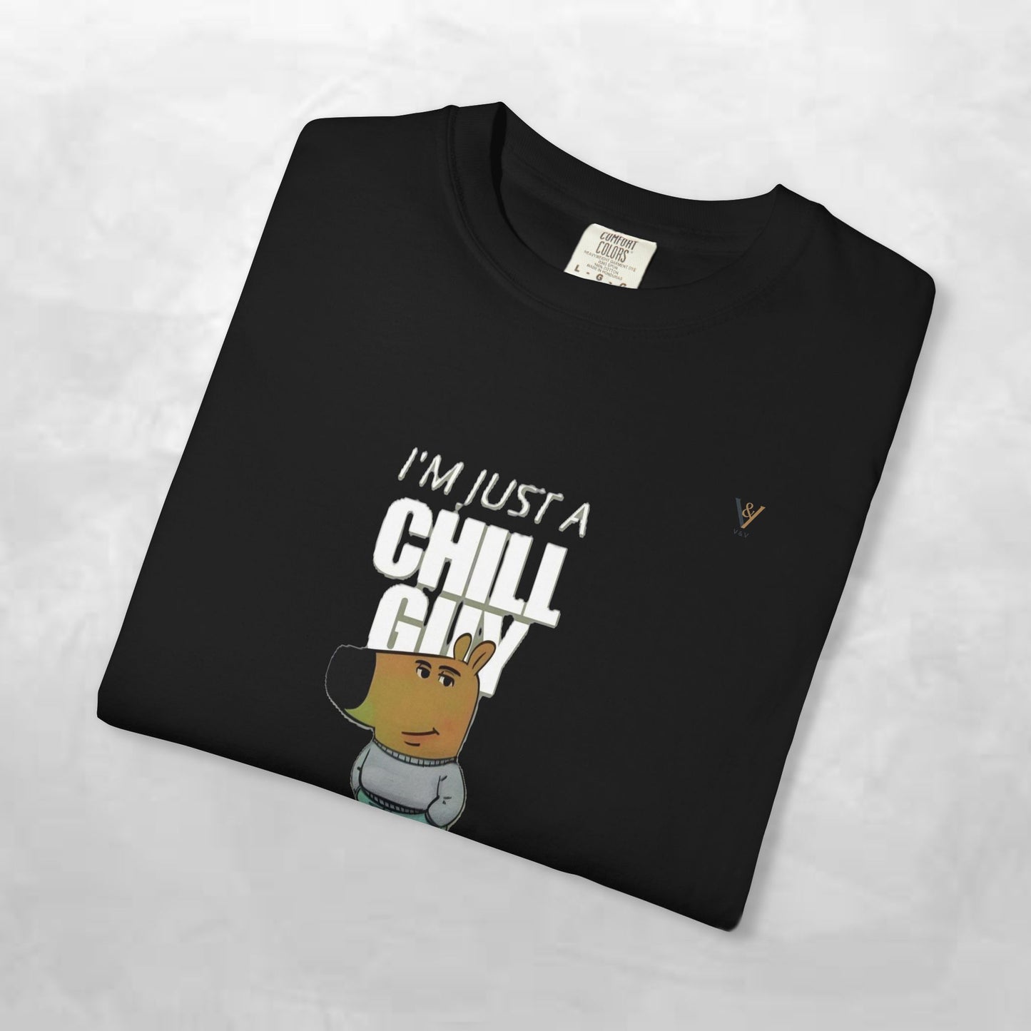 Chill Guy Graphic T-Shirt - Relaxed Unisex Tee for Casual Vibes