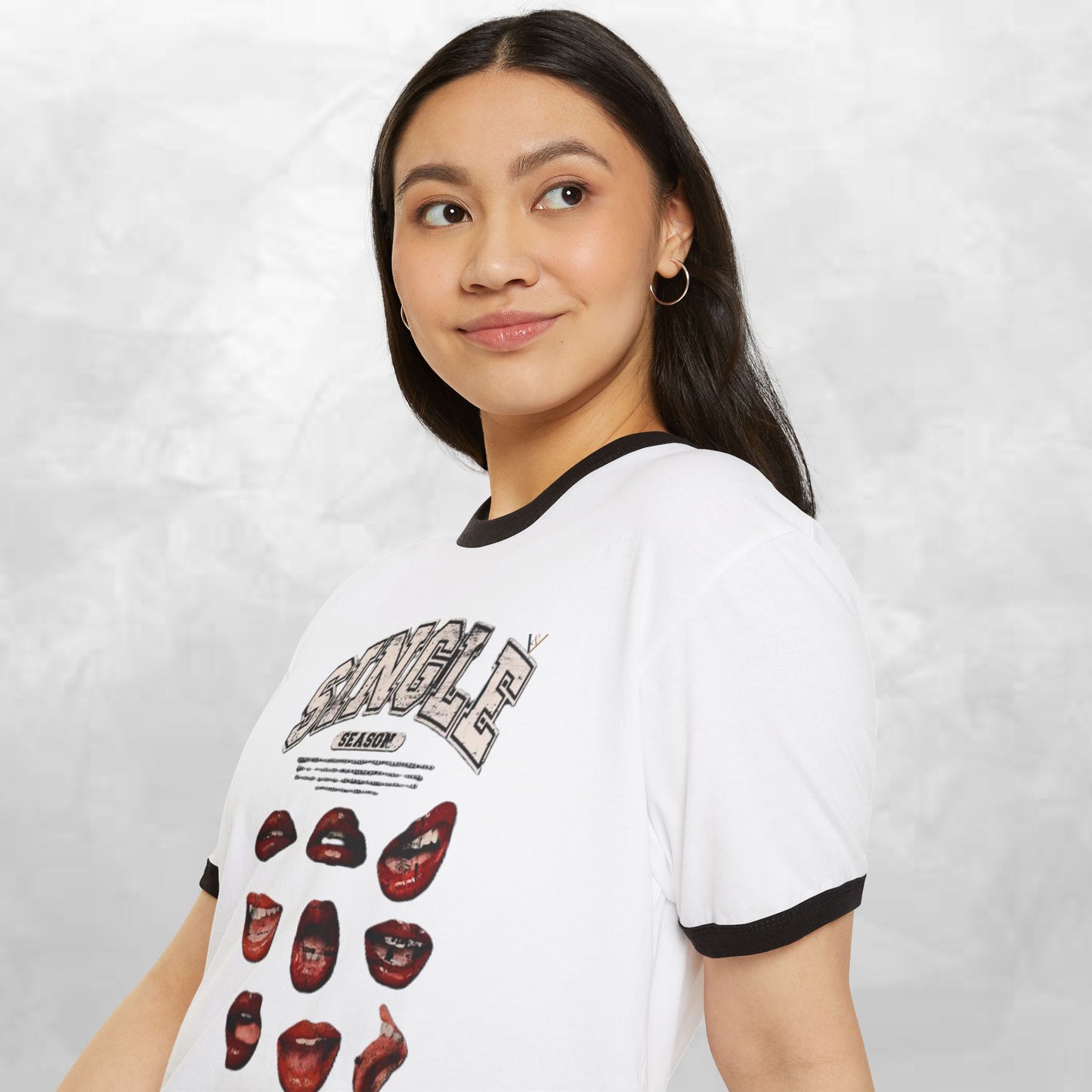 Retro Vibes & Vogue Unisex Cotton Ringer T-Shirt