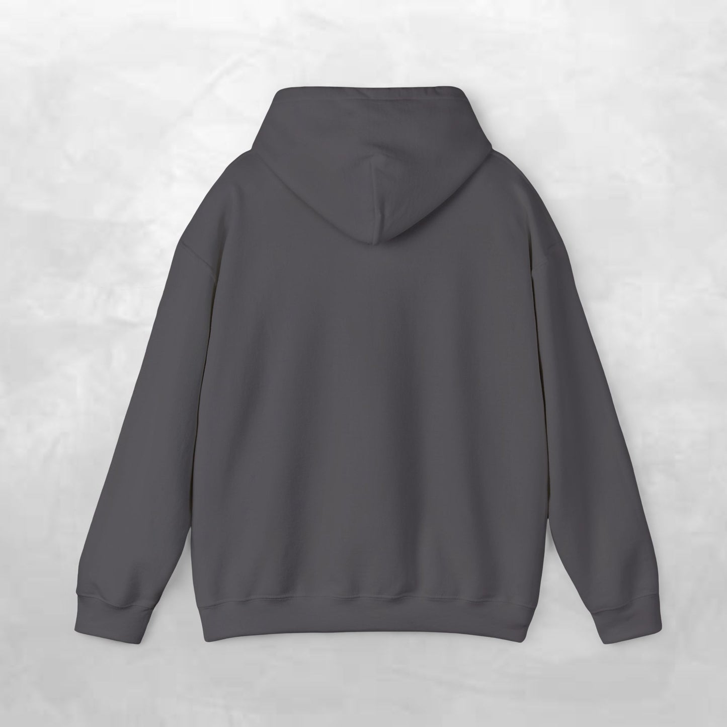 Observe Hoodie — Minimalist Glitch Text Black Pullover