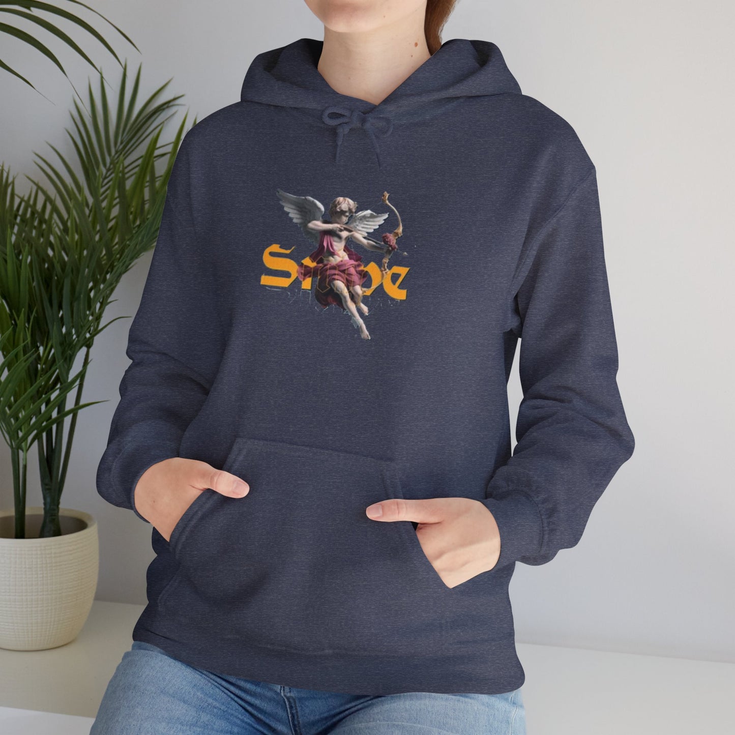 Chic Graphic Hoodie - Unisex Heavy Blend™ Sweatshirt, Casual Wear, Street Style, Gift for Him/Her, Comfortable Fashion, Trendy Apparel