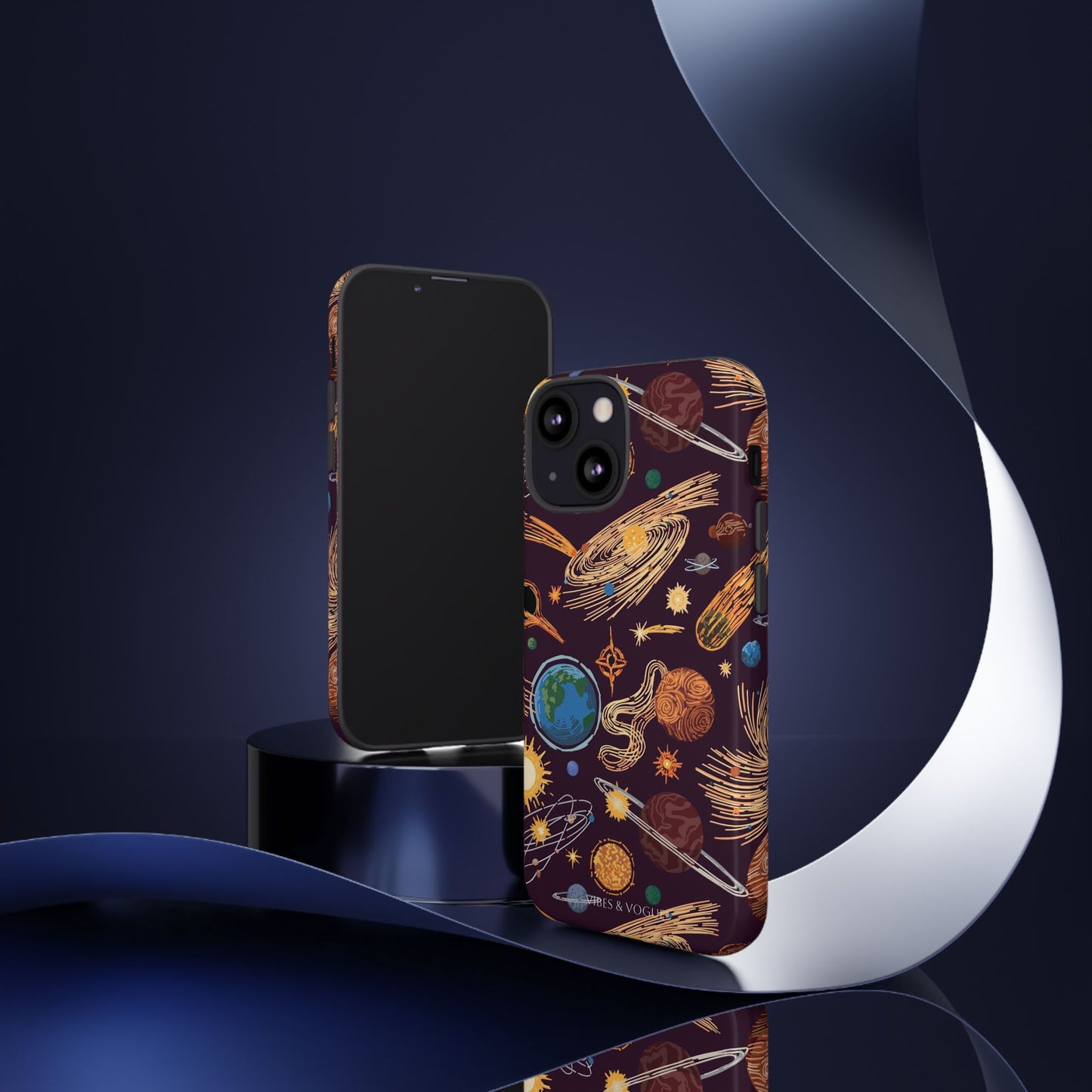 Space-Themed Phone Case - Cosmic Galaxy Design, Durable Protective Cover, Unique Gift, Celestial Lover's Accessory