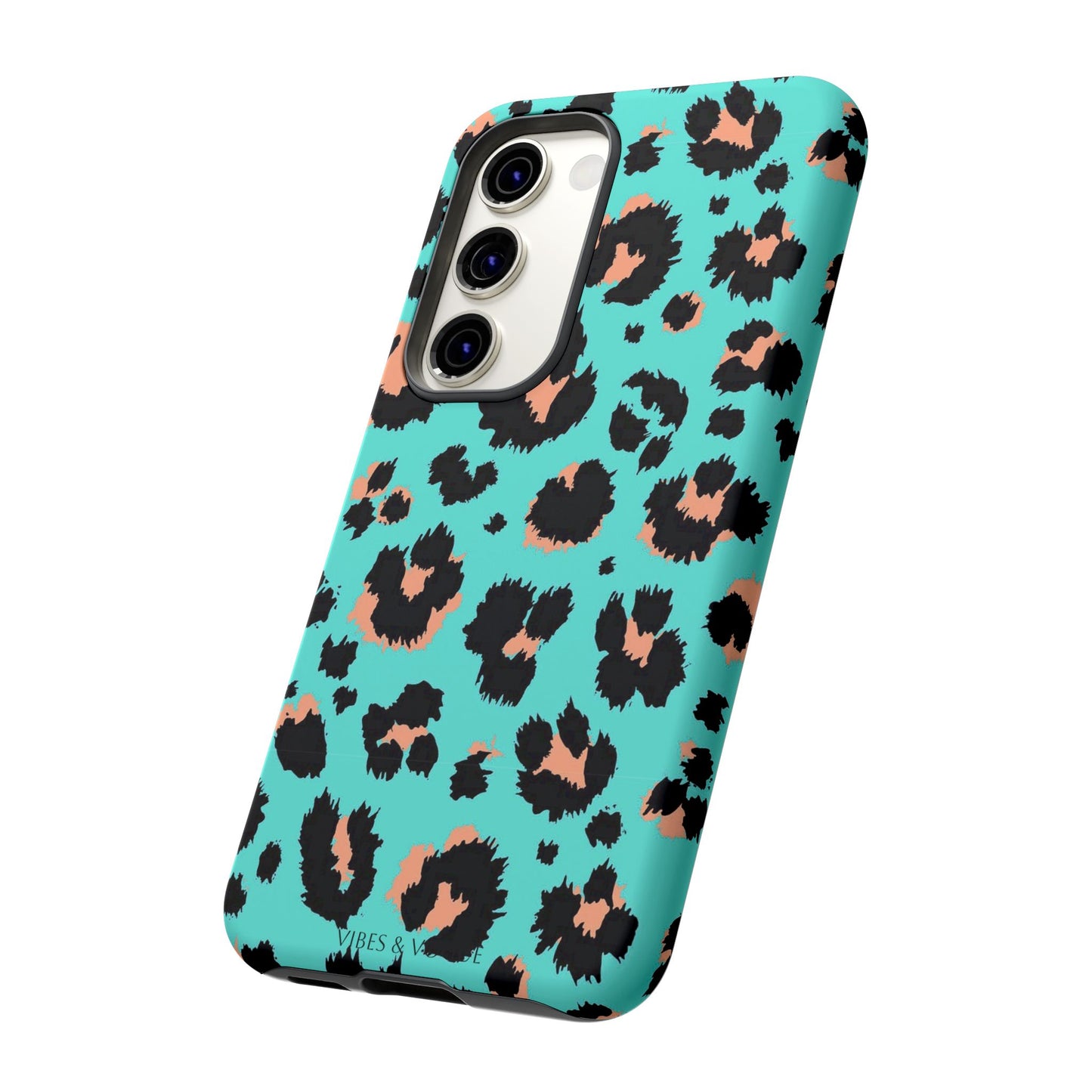 Leopard Print Phone Case, Tough Phone Case, Wild Style Accessory, Animal Print Cover, Stylish Phone Protection