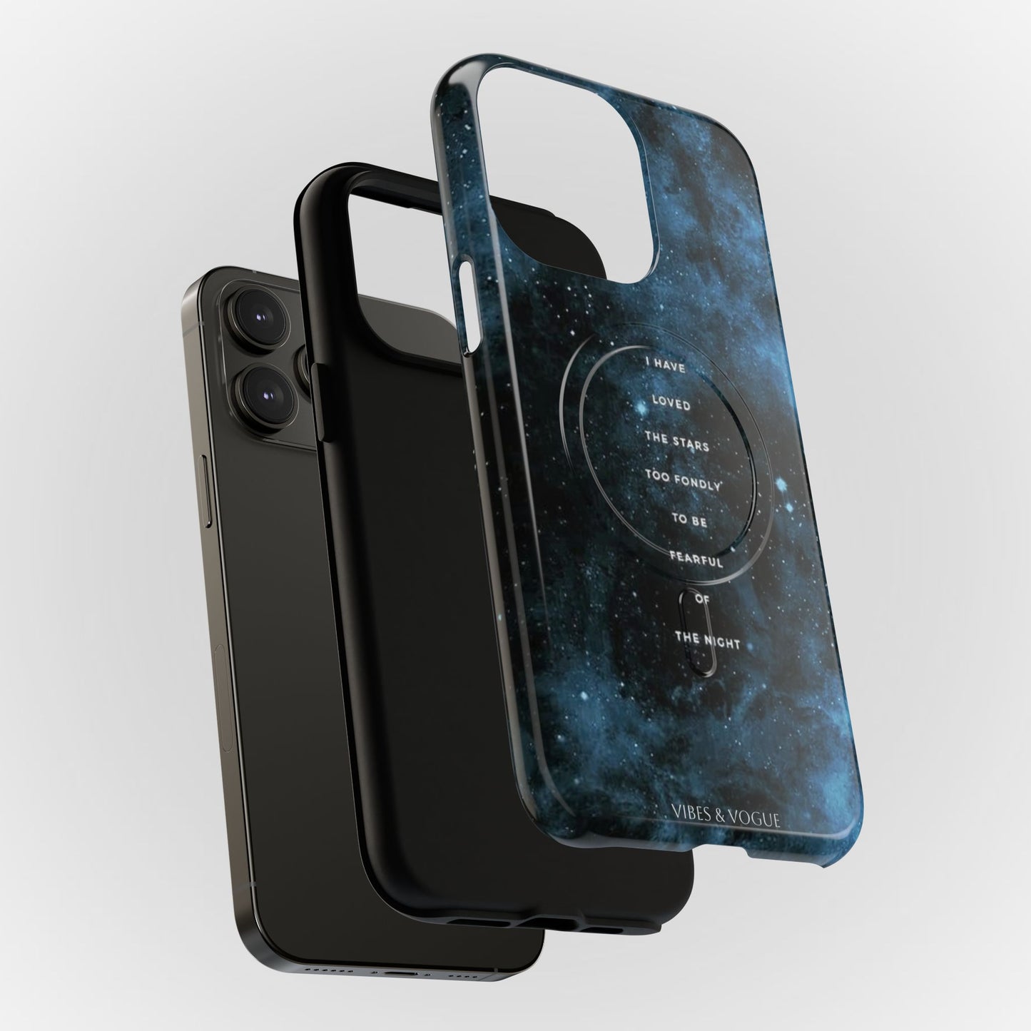 Galaxy-Inspired Tough Magnetic Phone Case - "I Have Loved the Stars"