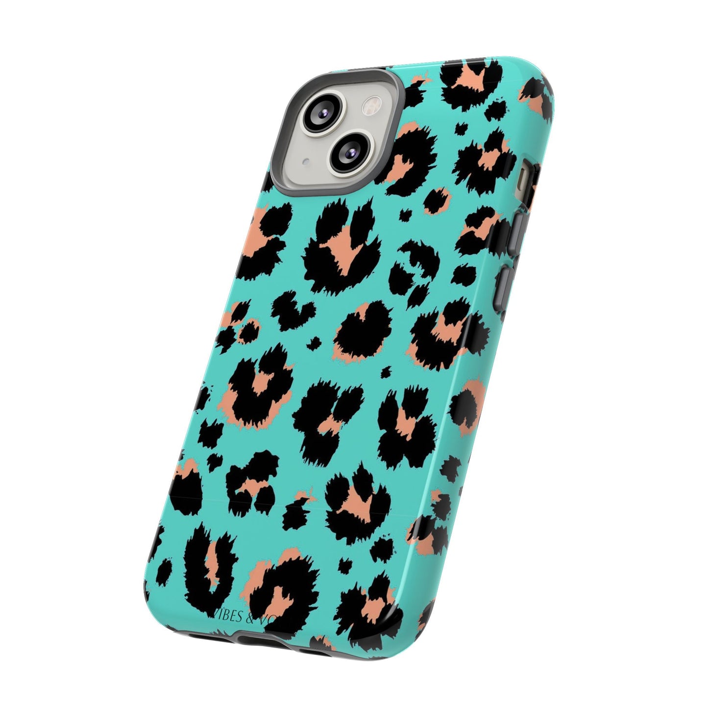 Leopard Print Phone Case, Tough Phone Case, Wild Style Accessory, Animal Print Cover, Stylish Phone Protection