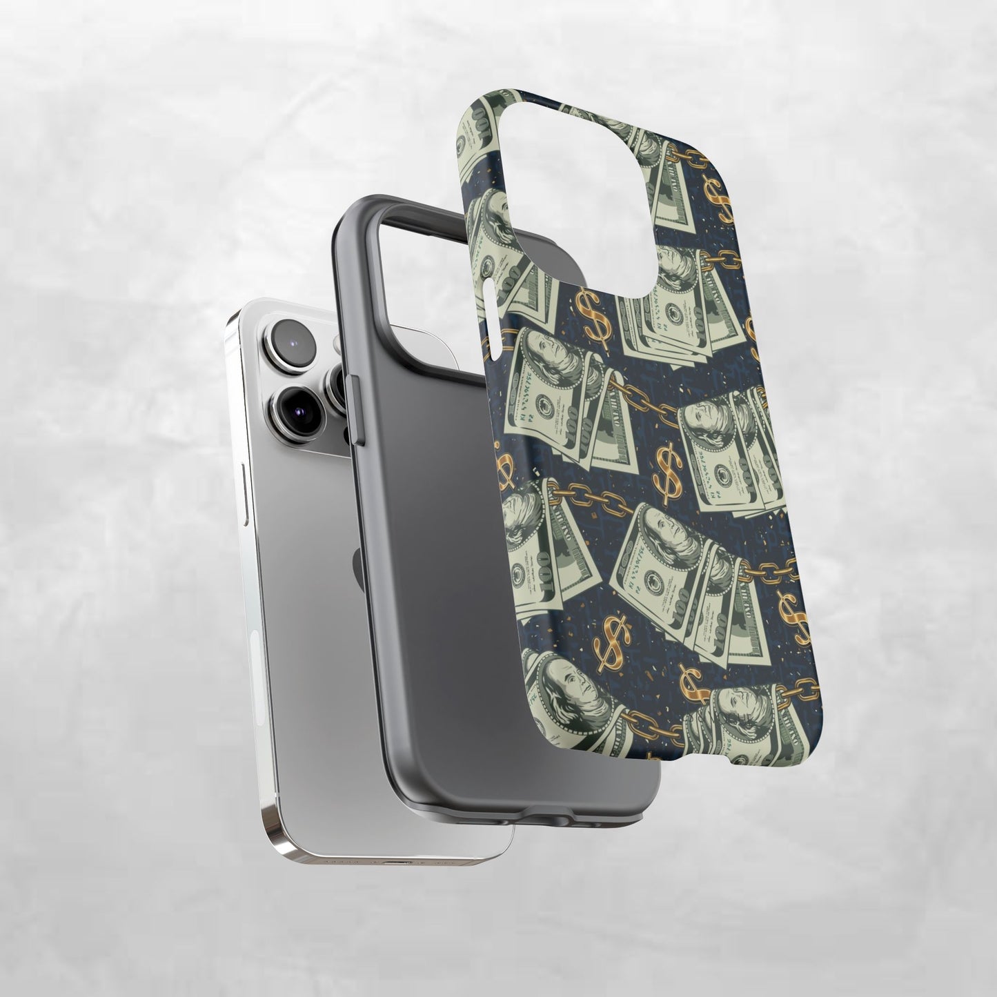 Money Motivation Phone Case, Tough Cases for iPhone, Money Design Phone Accessory, Trendy Tech Gifts, Unique Phone Cover