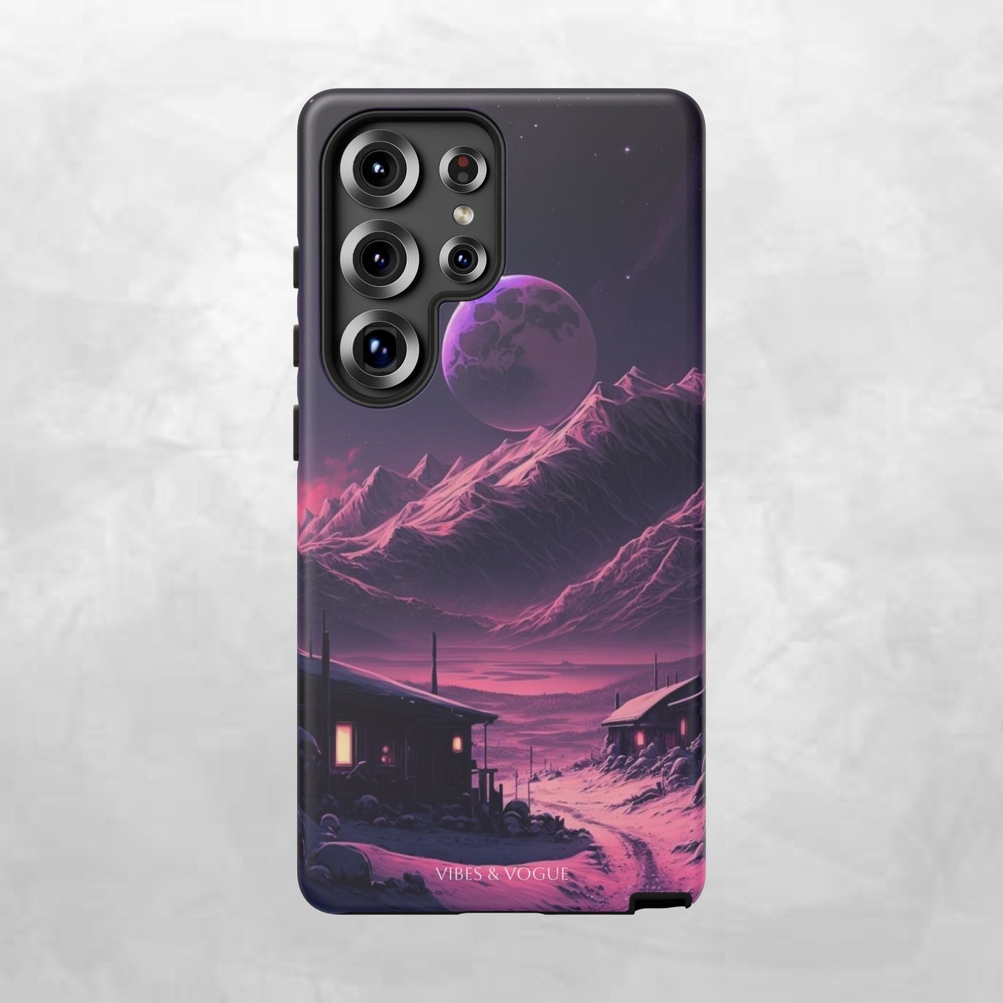 Futuristic Phone Case, Galaxy Aesthetic, Cosmic Art, Stylish Protection, Gifts for Tech Lovers