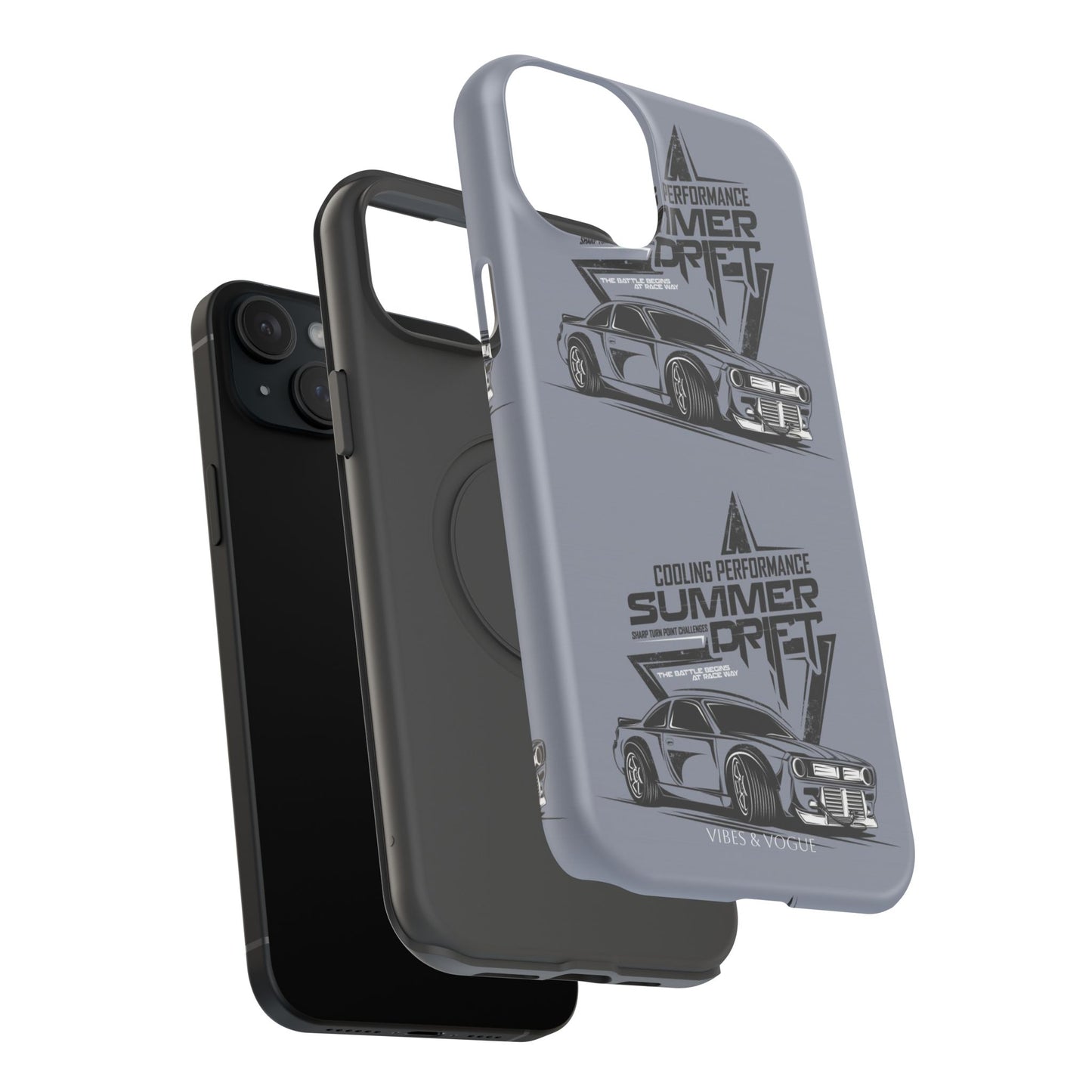 Summer Drift Racing Impact-Resistant Phone Case