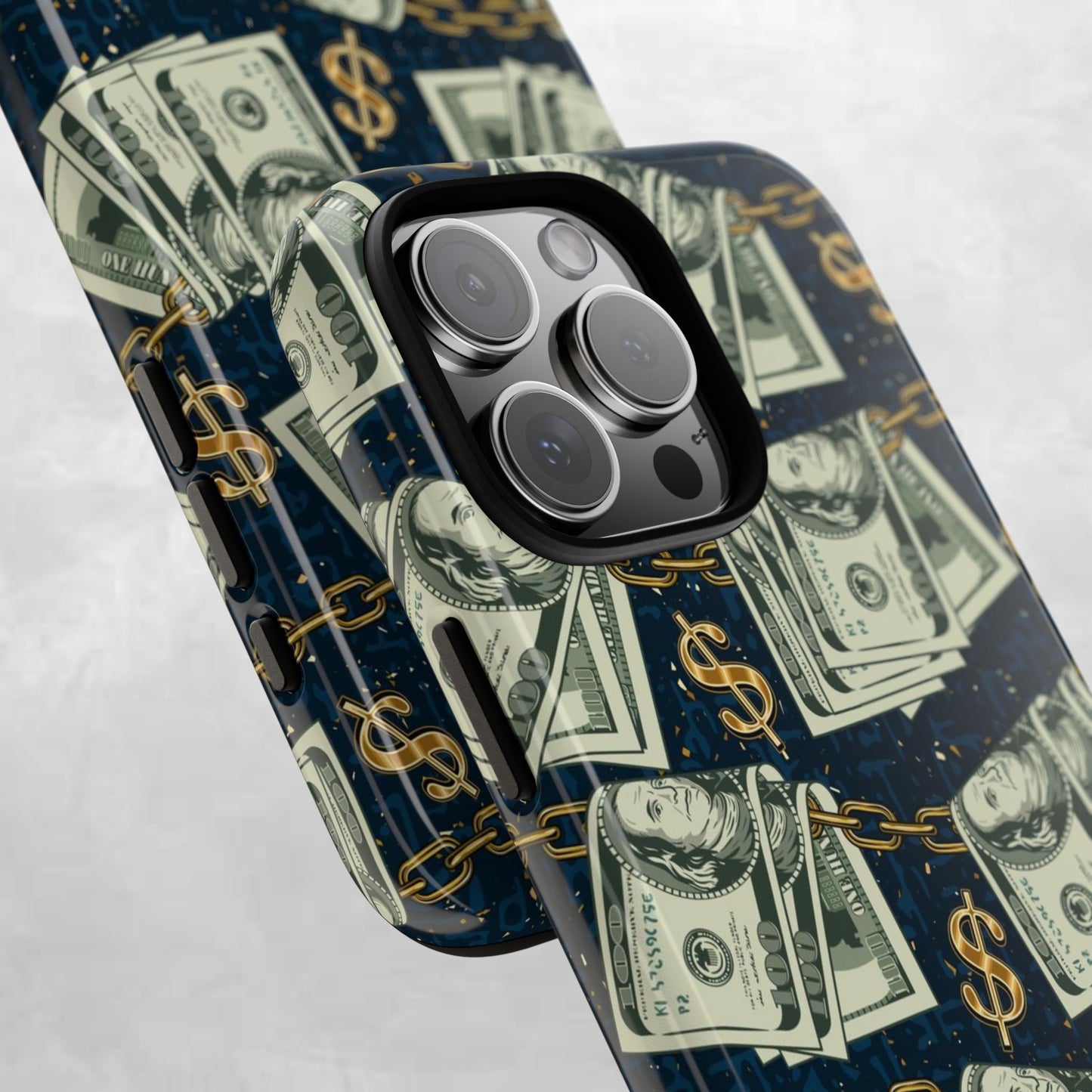 Money Motivation Phone Case, Tough Cases for iPhone, Money Design Phone Accessory, Trendy Tech Gifts, Unique Phone Cover