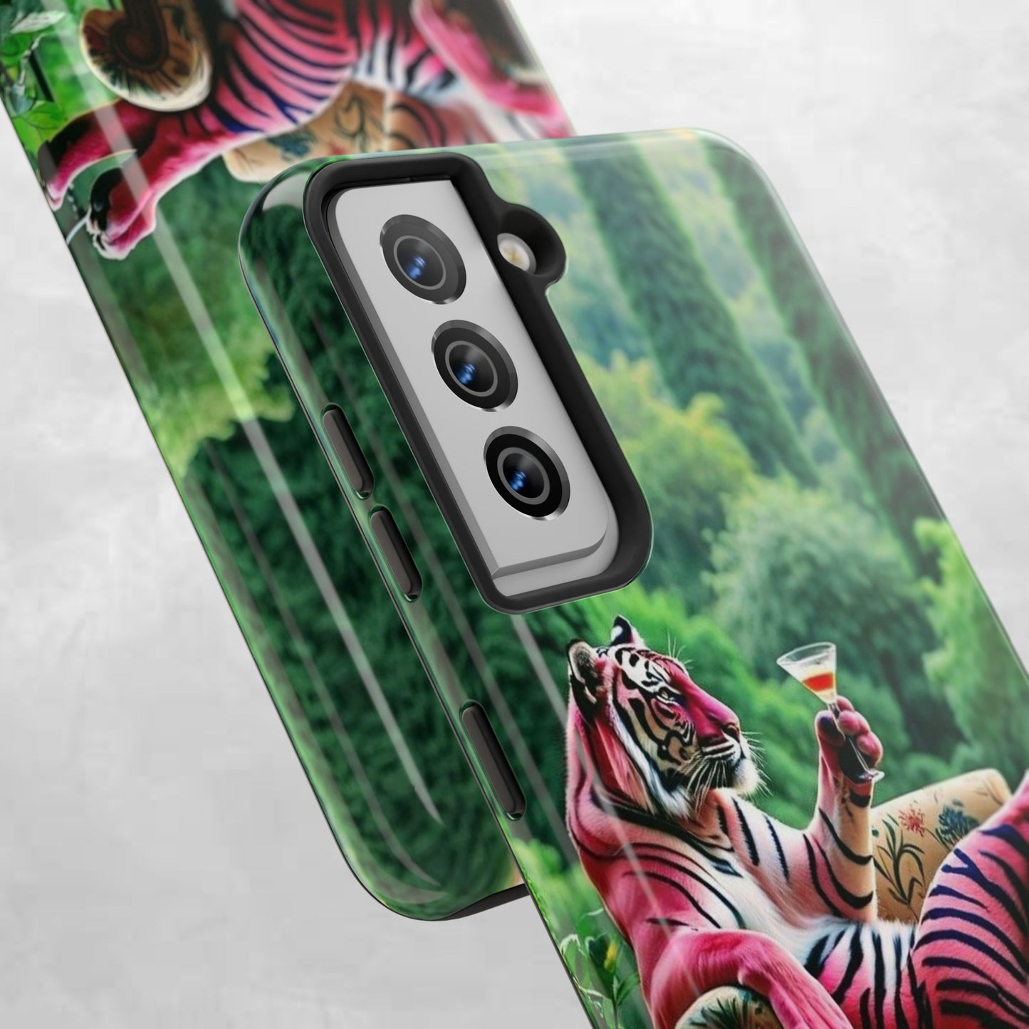 Relaxed Tiger Phone Case | Tough Case for Animal Lovers, Unique Gift for Friends, Stylish Tech Accessories, Fun Phone Cover, Vibrant Design