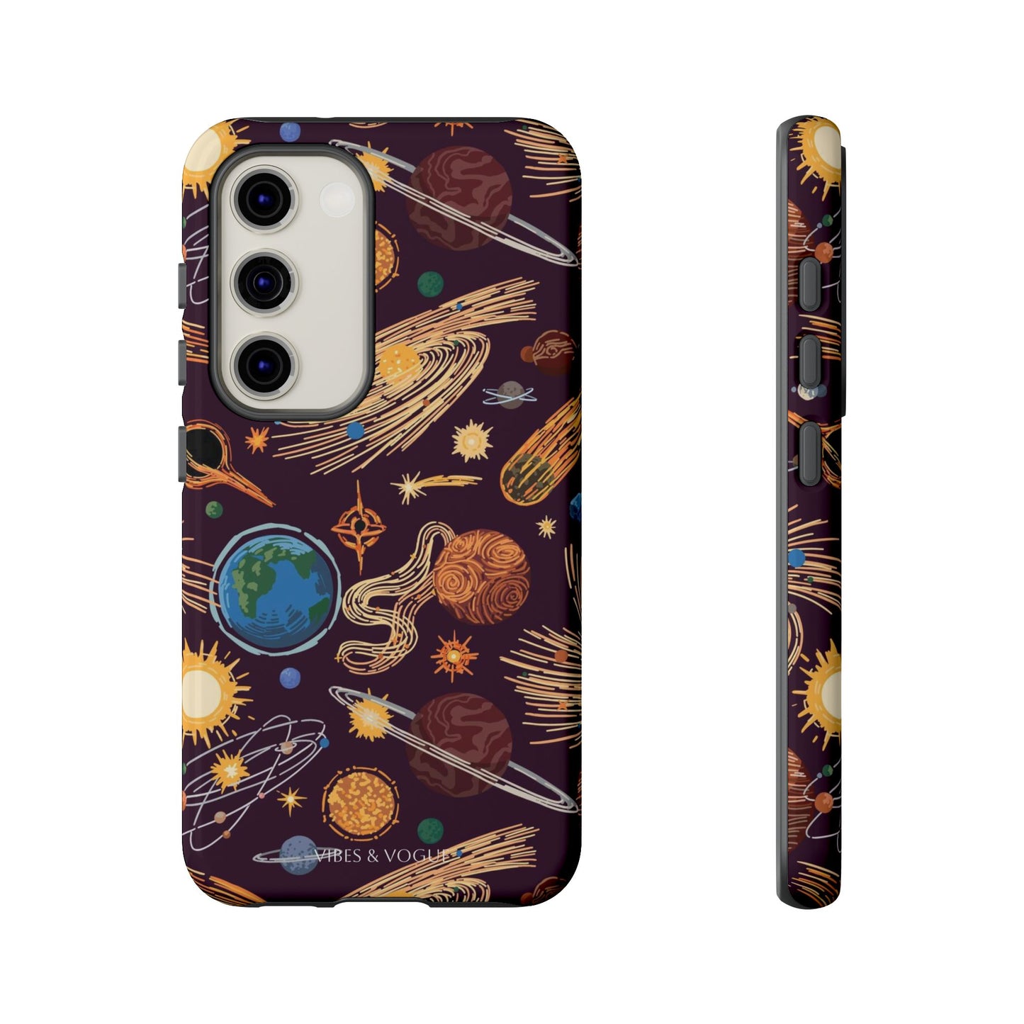 Space-Themed Phone Case - Cosmic Galaxy Design, Durable Protective Cover, Unique Gift, Celestial Lover's Accessory