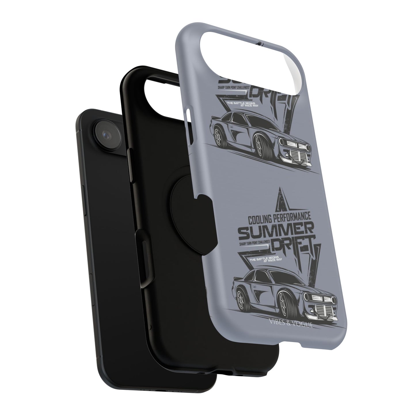 Summer Drift Racing Impact-Resistant Phone Case